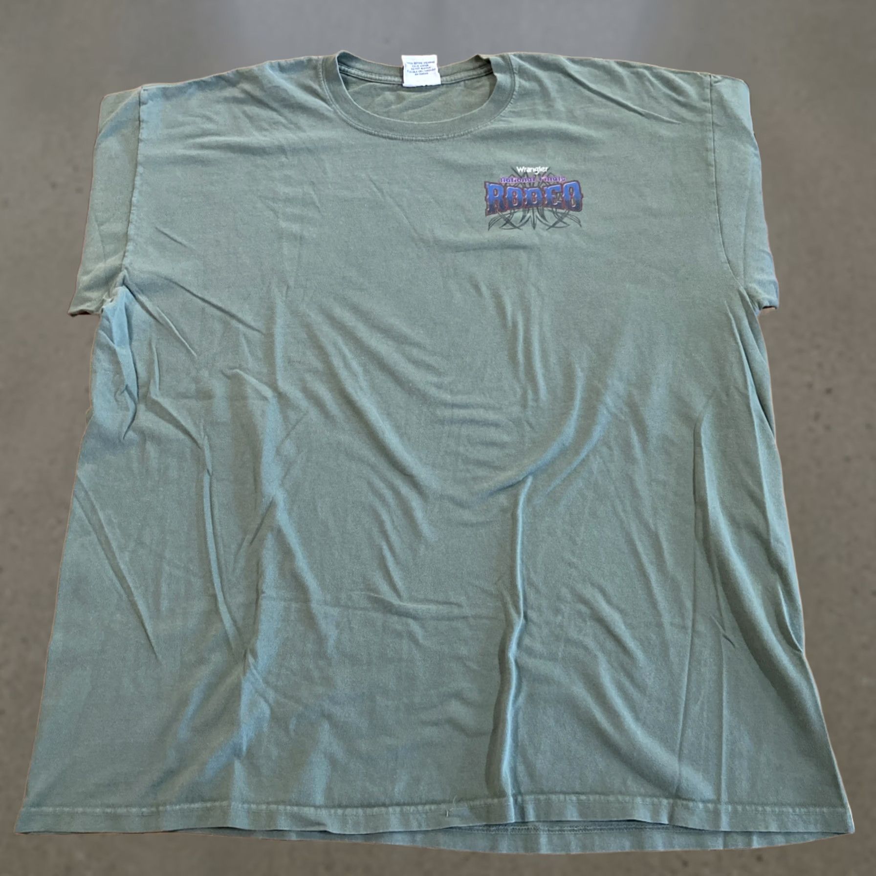 Wrangler VINTAGE Wrangler NFR National Finals Rodeo Sweatshirt 2XL Green Cotton Crew Neck Long Sleeve Western Cowboy Rodeo Size US XXL / EU 58 / 5 - 1 Thumbnail