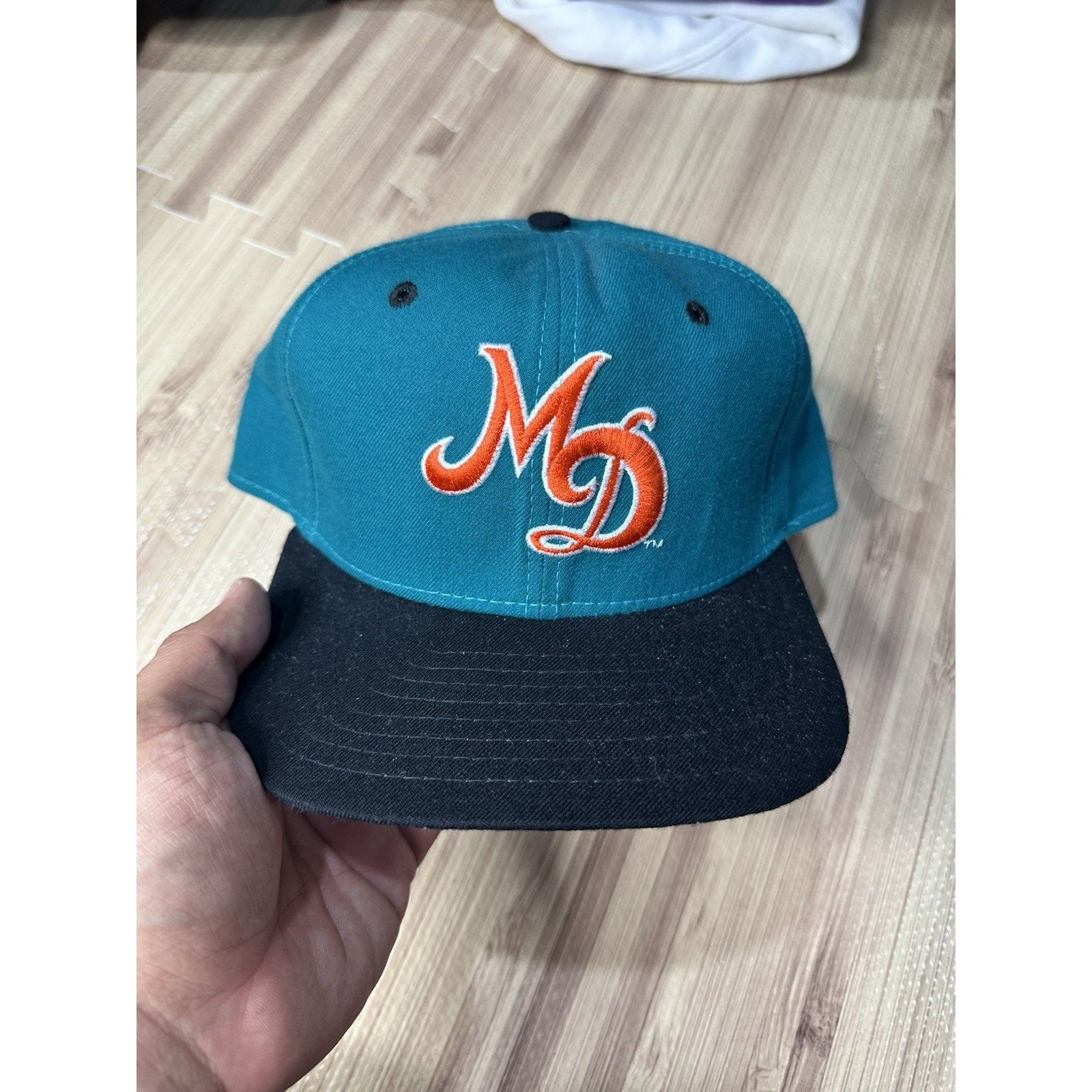 New Era Vintage Miami Dolphins New Era Teal Snapback Hat Cap Size ONE SIZE - 1 Thumbnail