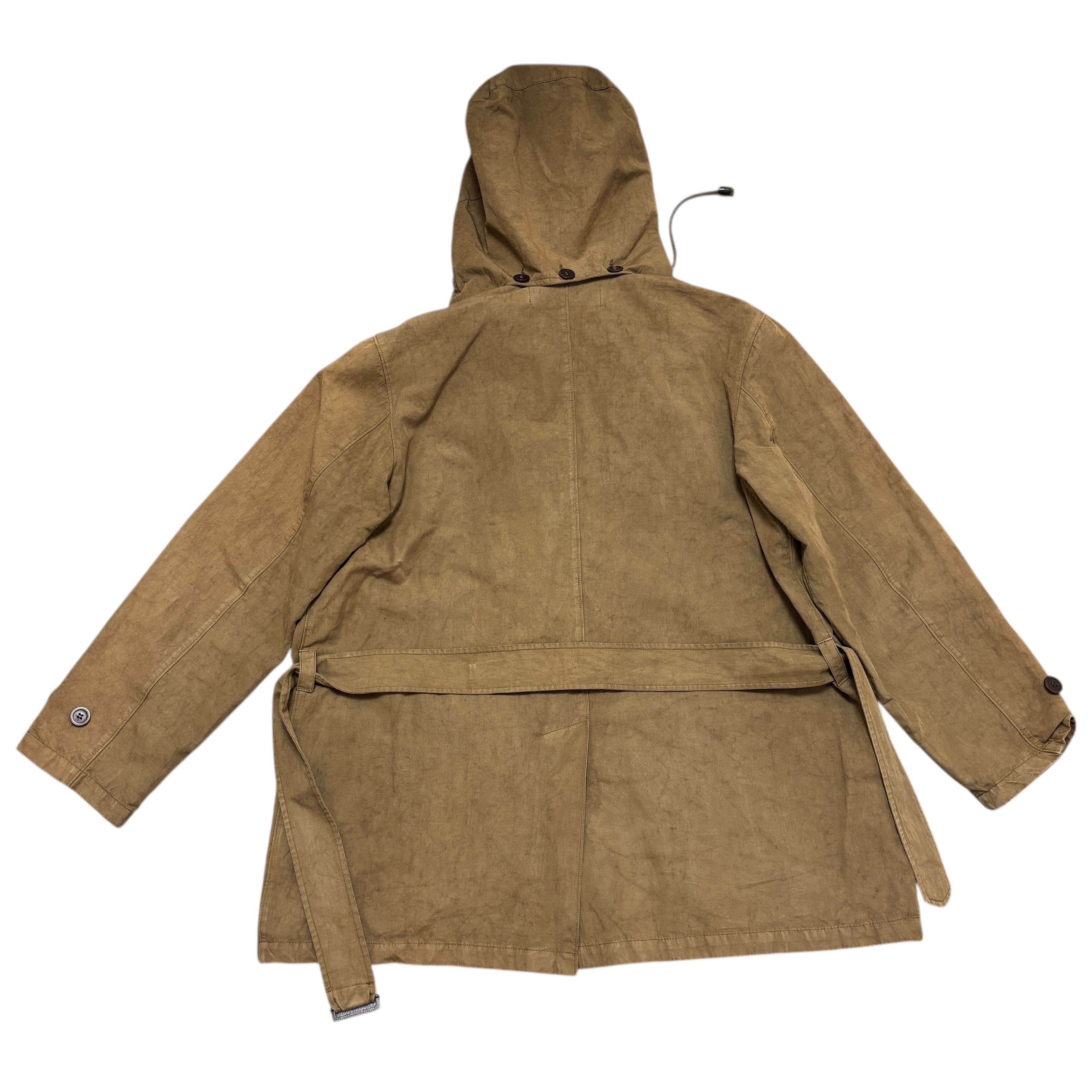 Vintage 90s Massimo Osti Production Trench Coat Blazer 2in1