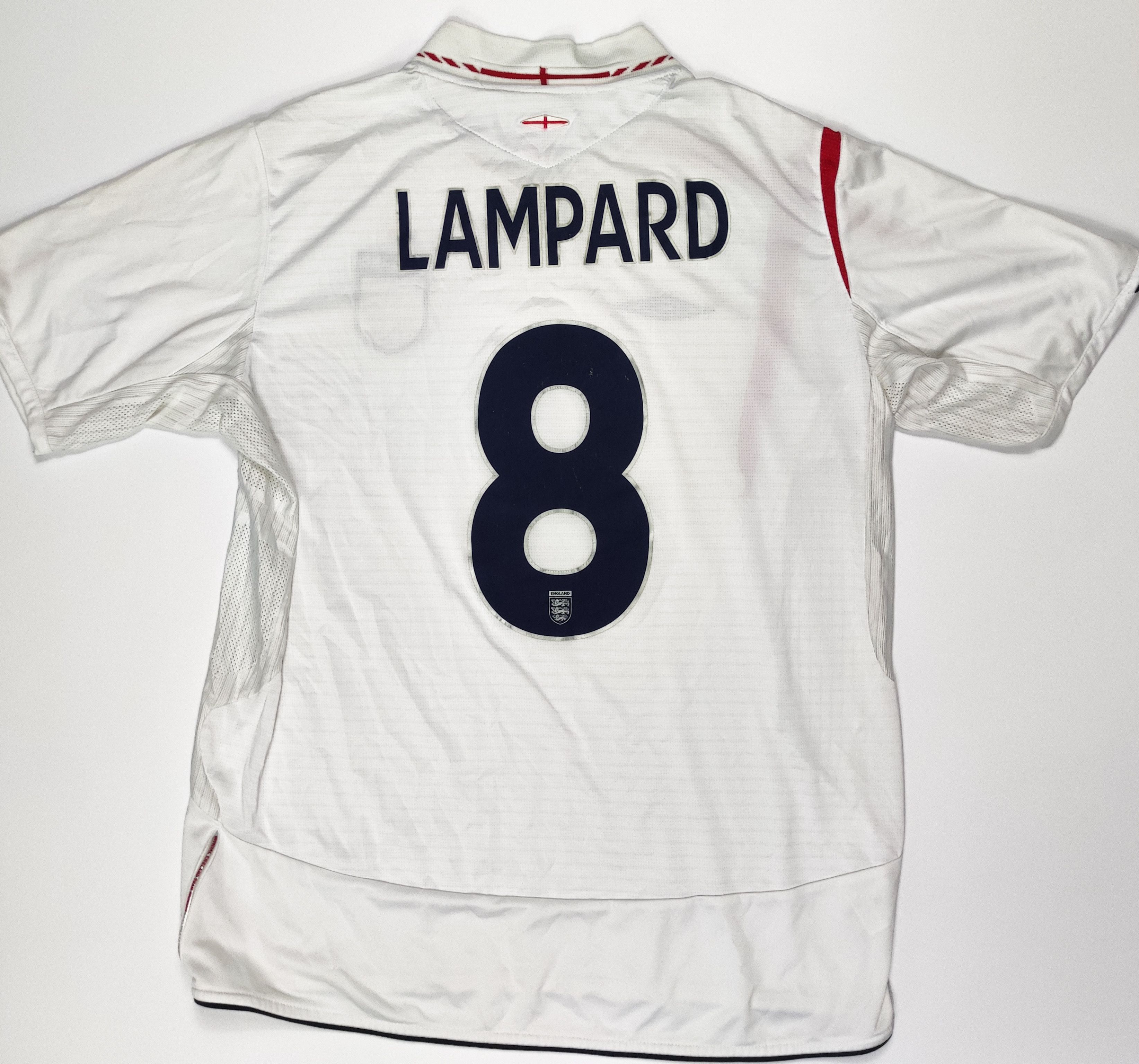 Lampard #8 England 2006 2007 Umbro Home Shirt Kit Jersey