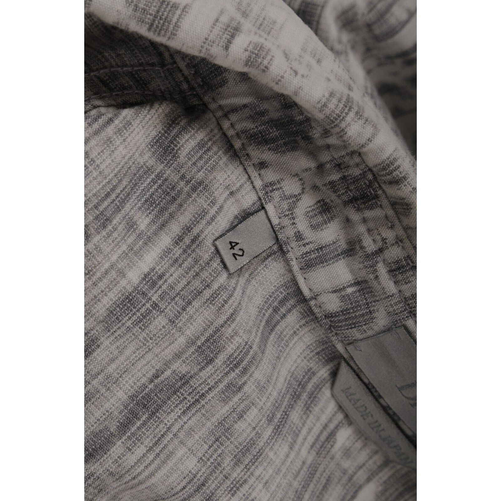 Dior Oblique Button Down Denim Shirt IT 42 White Size US L / EU 52-54 / 3 - 11 Thumbnail