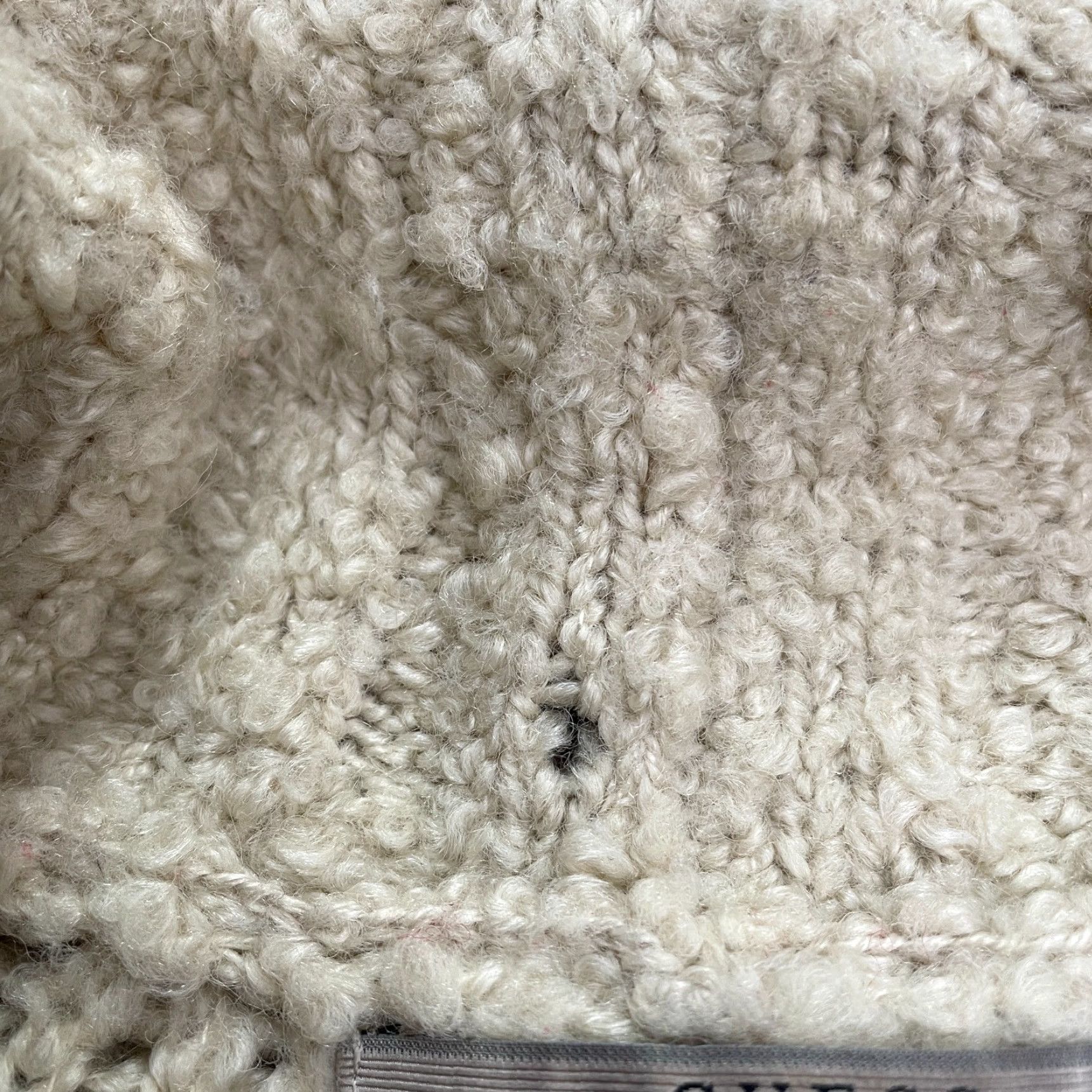 Guess GUESS Open-Knit Cardigan Sweater Womens Small Beige 100% Acetate Solid Knit All Seasons Casual Travel Workwear Womens Size S / US 4 / IT 40 - 5 Thumbnail