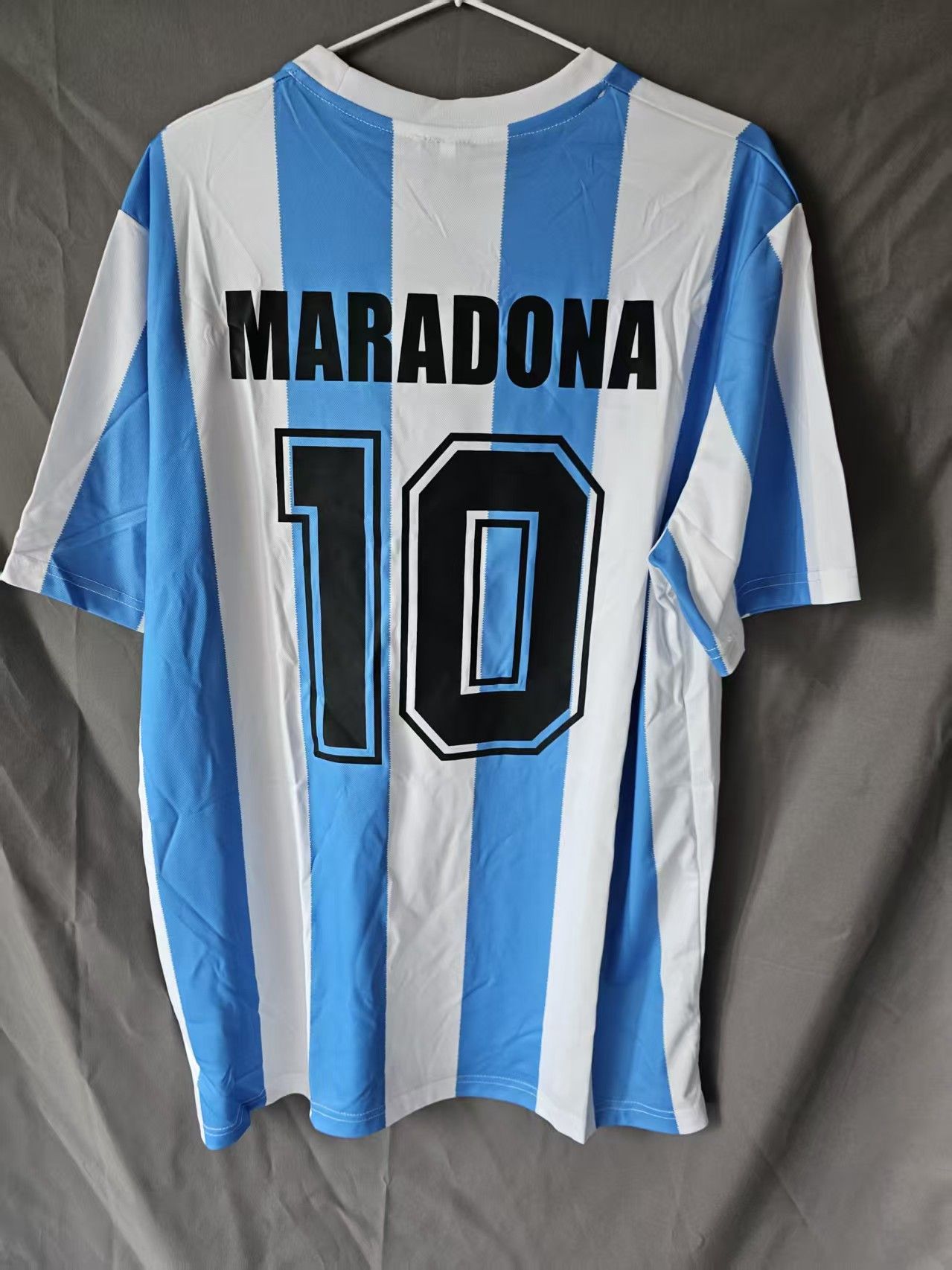Other 1986 Argentina #10 Maradona Jersey Home Size US XL / EU 56 / 4 - 2 Thumbnail