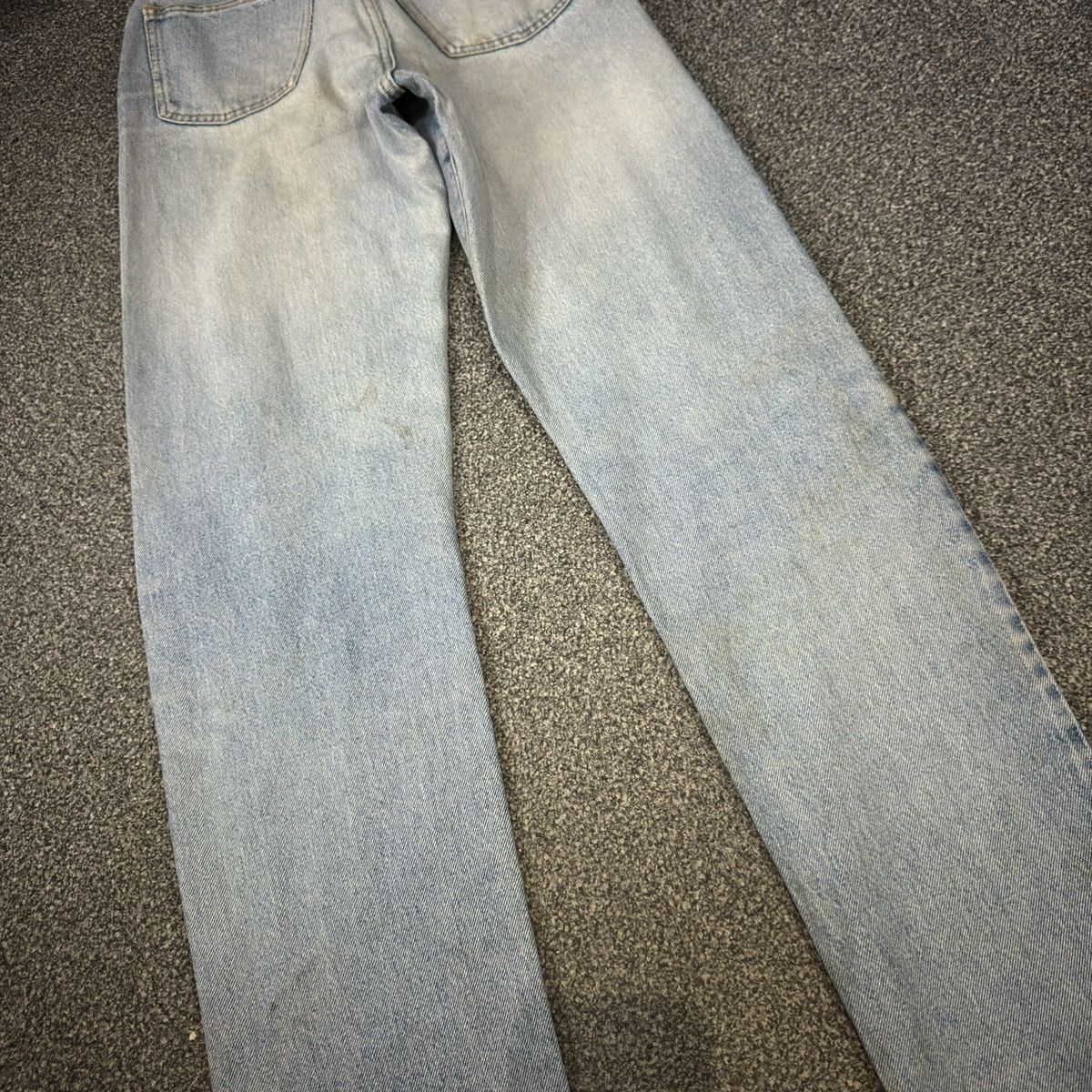 Armani Vintage 90s Armani Dirty Wash Metal Logo Jeans Amiri Style Size US 28 / EU 44 - 9 Thumbnail