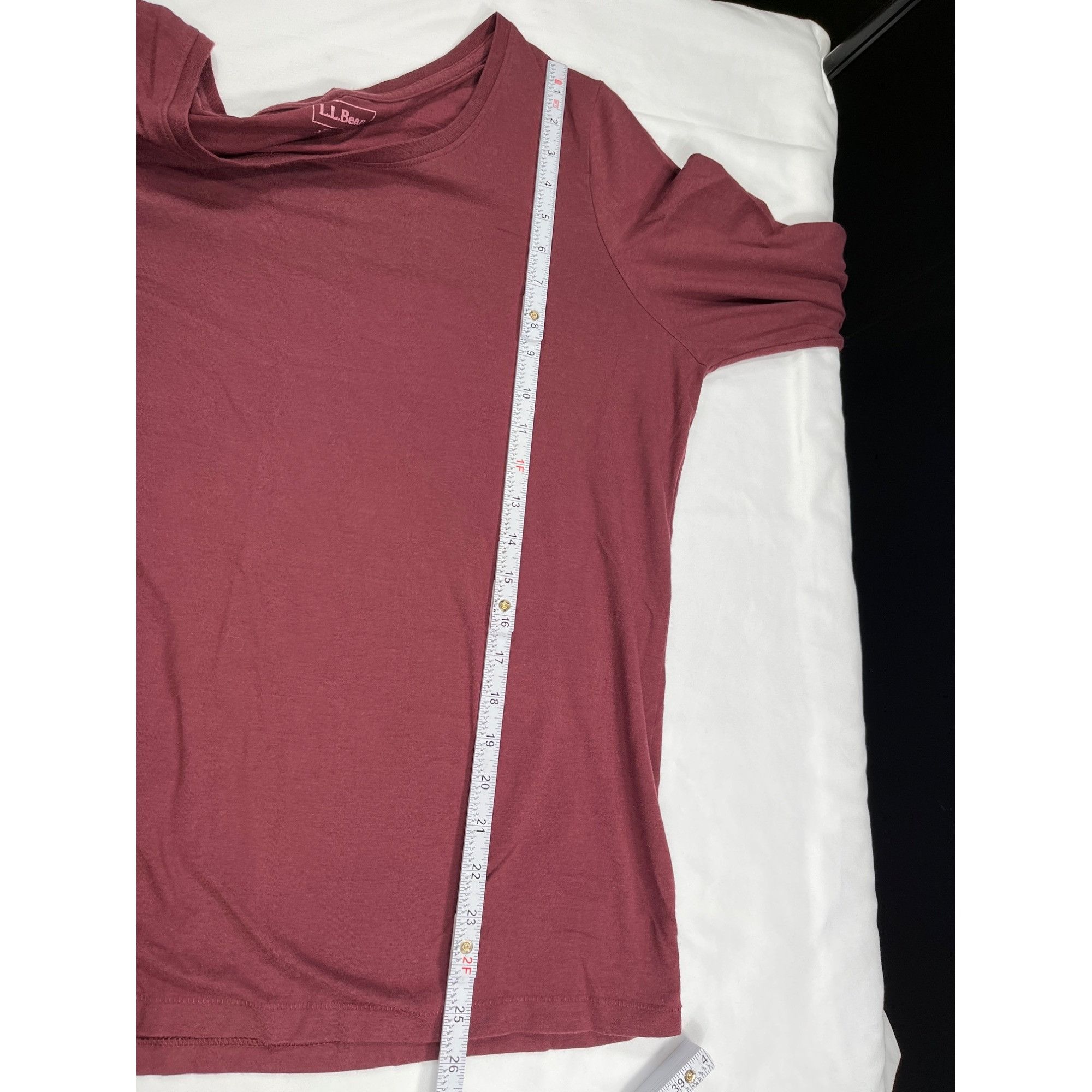 L.L. Bean L.L. Bean SKU 7687 Womens Long Sleeve T shirt Maroon Size XL Size XL / US 12-14 / IT 48-50 - 5 Thumbnail