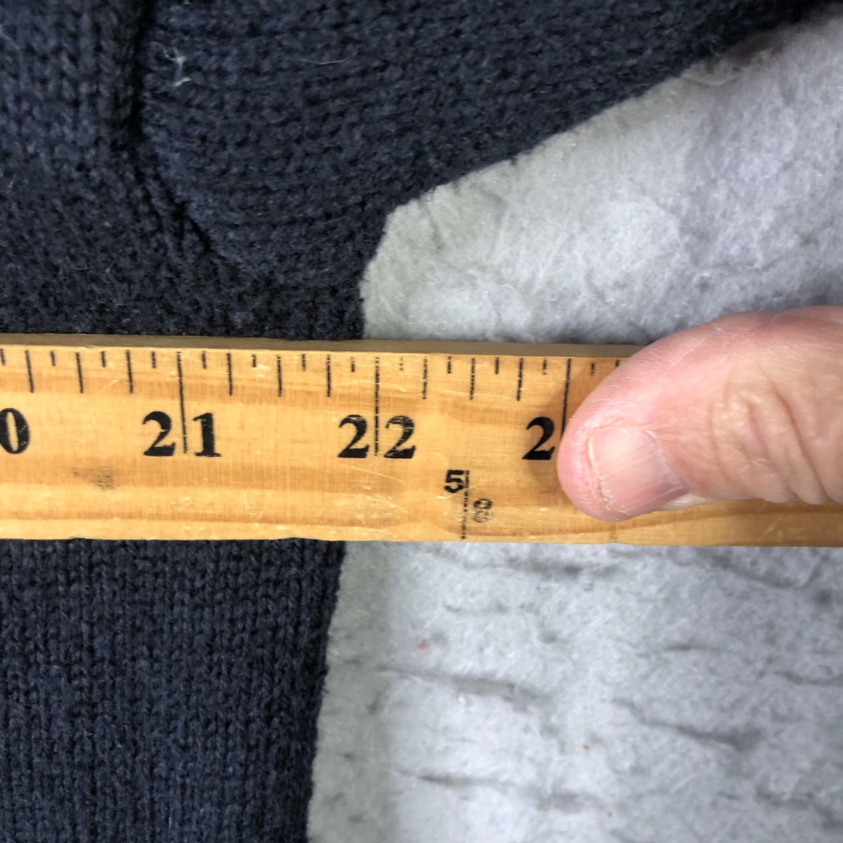 J. Jill J. Jill Sweater Womens L Blue V-Neck Dog Graphic Pullover Knit Wool Yak Cotton Acrylic Polyester Nylon Knit Style Relaxed Casual 90s? (Oops) Size L / US 10 / IT 46 - 4 Thumbnail