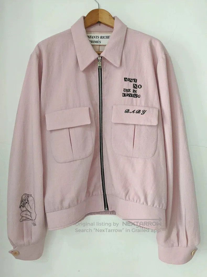 Enfants Riches Deprimes Enfants Riches Deprimes Pink Zipper Jacket. Size US L / EU 52-54 / 3 - 1 Thumbnail