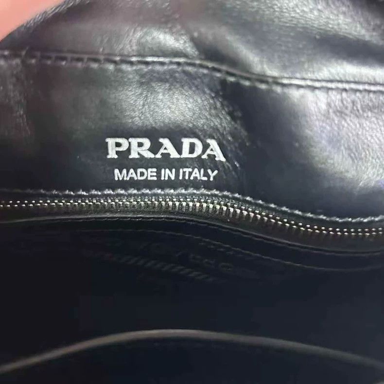 Prada Prada Classic Black Silver Camera Shoulder Bag-2506 Size ONE SIZE - 4 Thumbnail