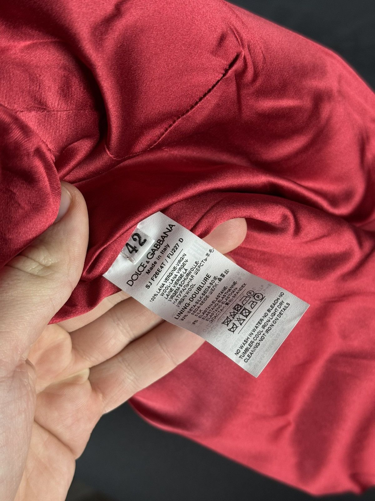 Dolce & Gabbana DOLCE & GABBANA Cropped Wool Jacket Size M / US 6-8 / IT 42-44 - 12 Thumbnail