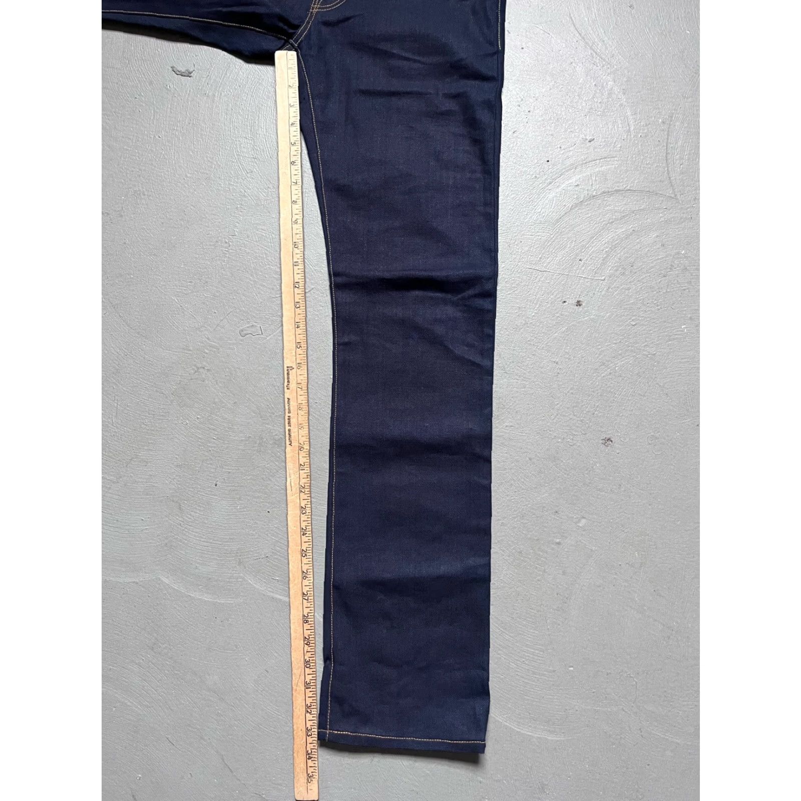 Tellason Tellason Jeans Blue Denim 31 Regular Men Made In USA Selvedge USA Vintage? Size US 31 - 3 Thumbnail