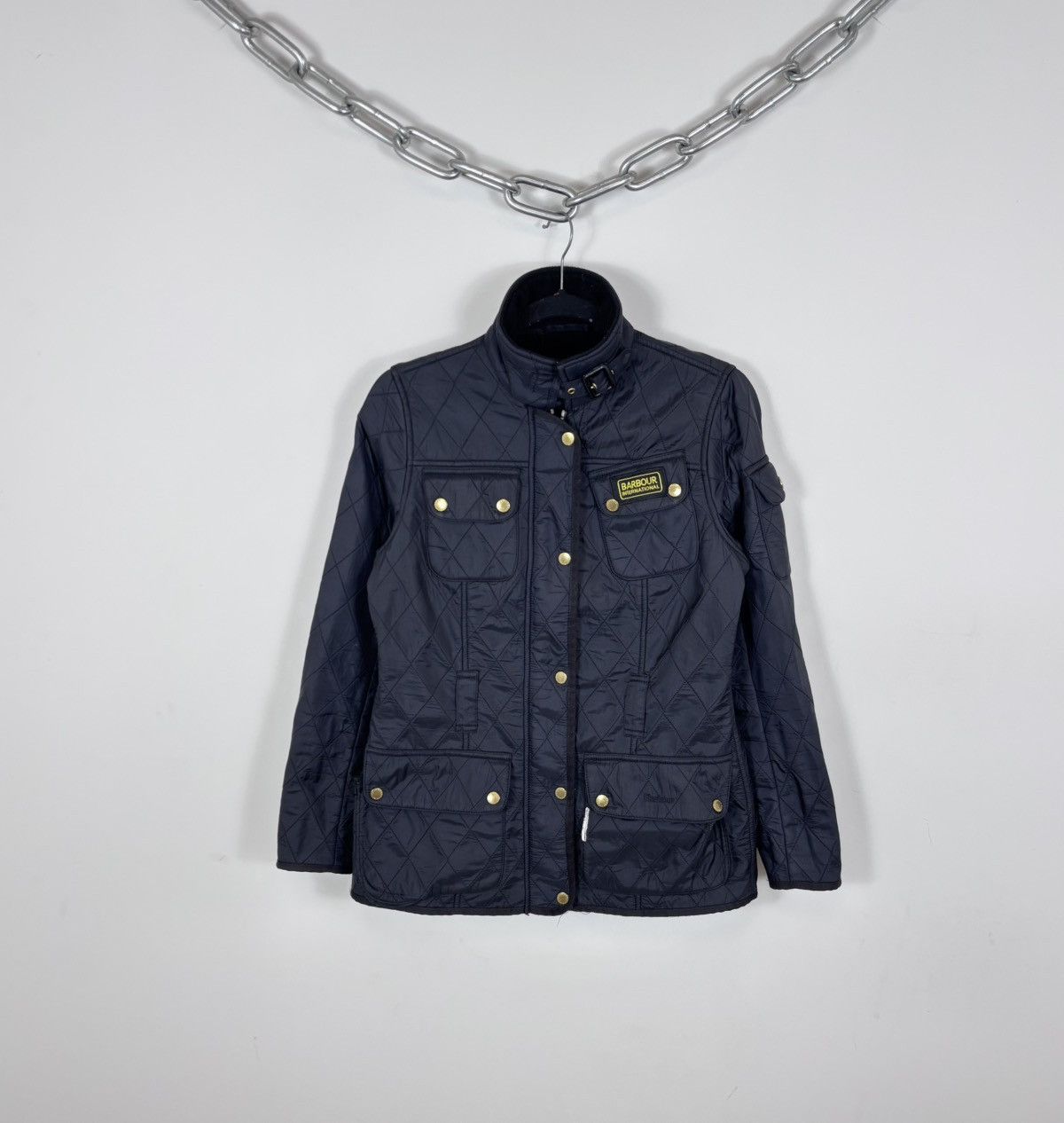 Barbour Barbour International Women’s Polarquilt Jacket Quilted Coat Size M / US 6-8 / IT 42-44 - 1 Thumbnail