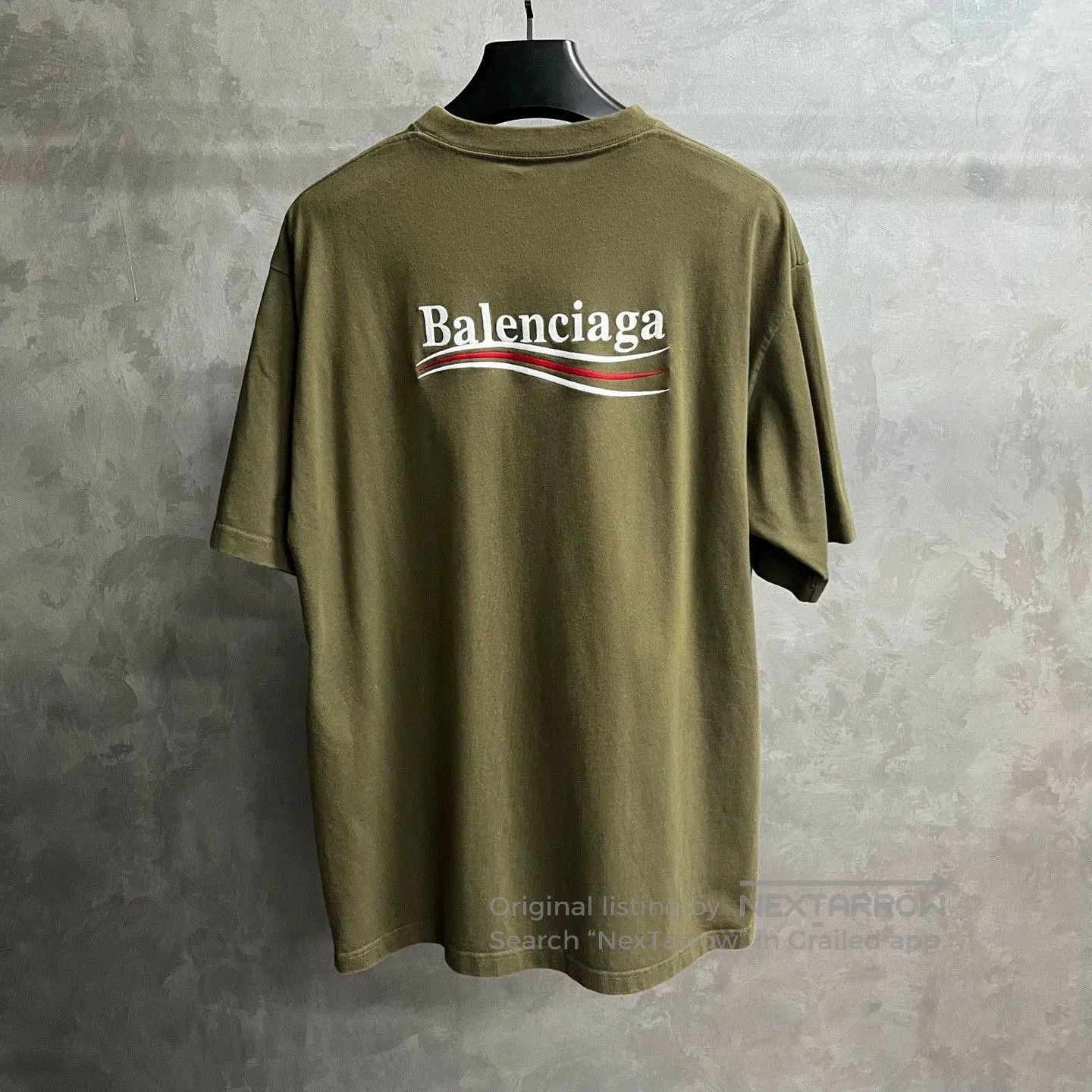 Balenciaga khaki logo short. Size US S / EU 44-46 / 1 - 5 Thumbnail