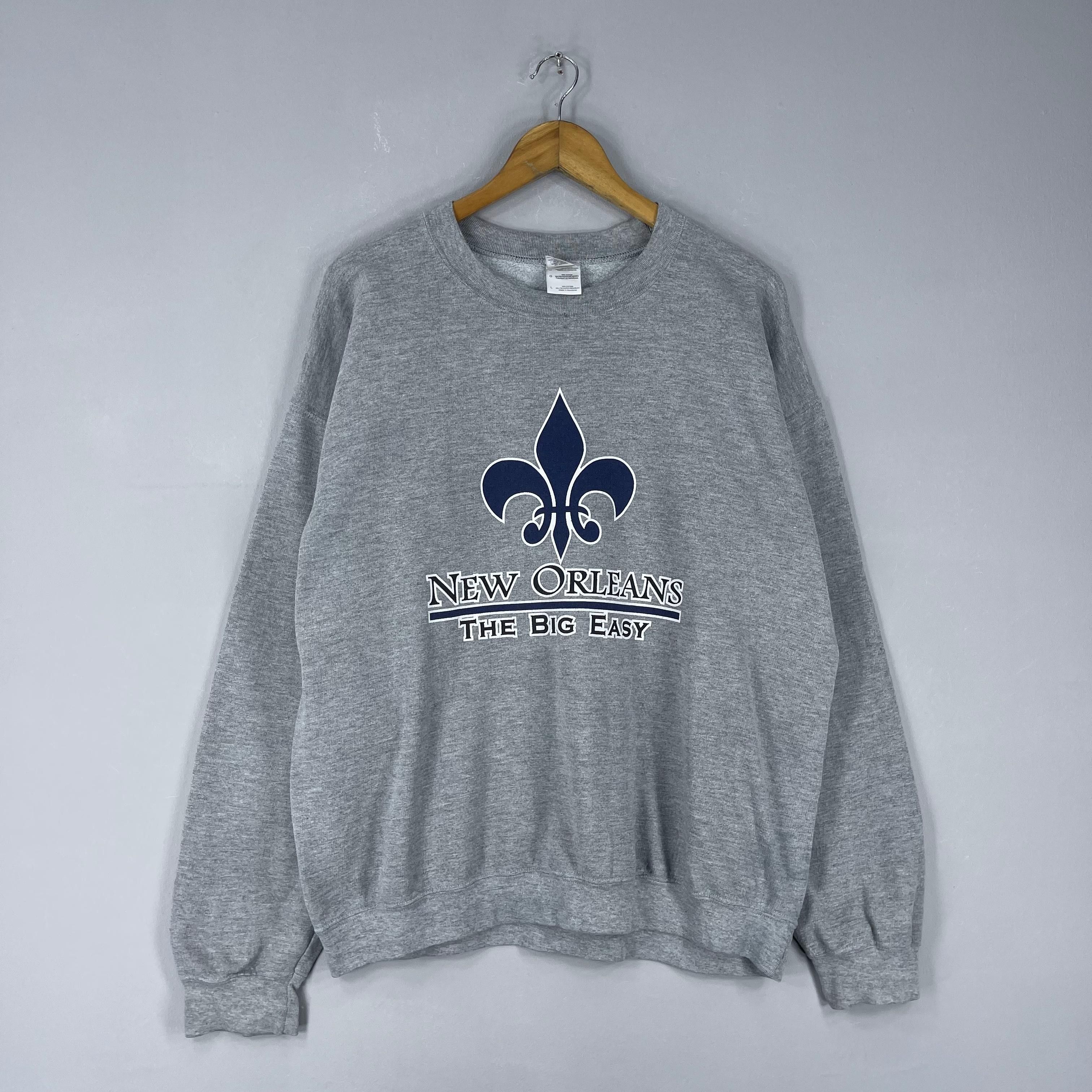 NFL Vintage Y2K NEW ORLEANS SAINTS Nfl Sweatshirt Size US L / EU 52-54 / 3 - 3 Thumbnail
