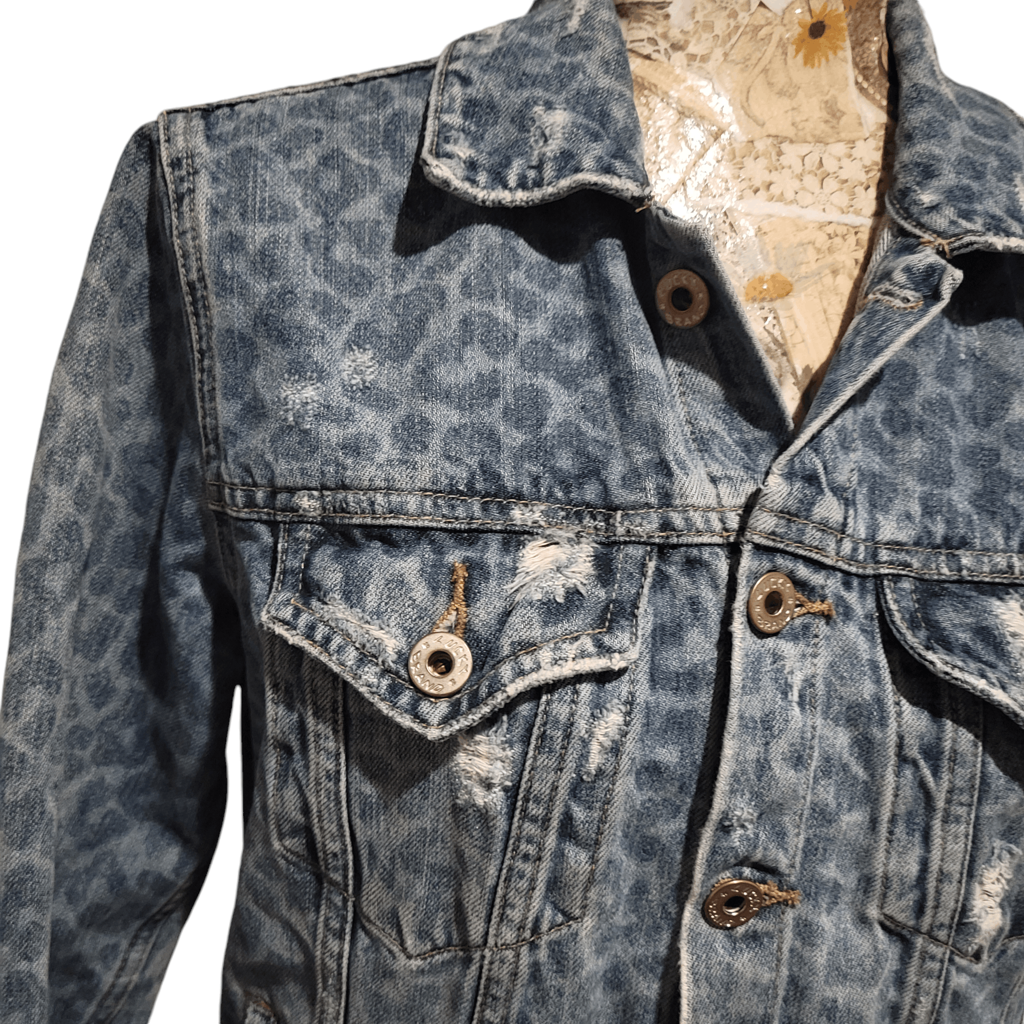 Lucky Brand Lucky Brand The Tomboy Trucker Blue Jean Jacket Size M / US 6-8 / IT 42-44 - 3 Thumbnail