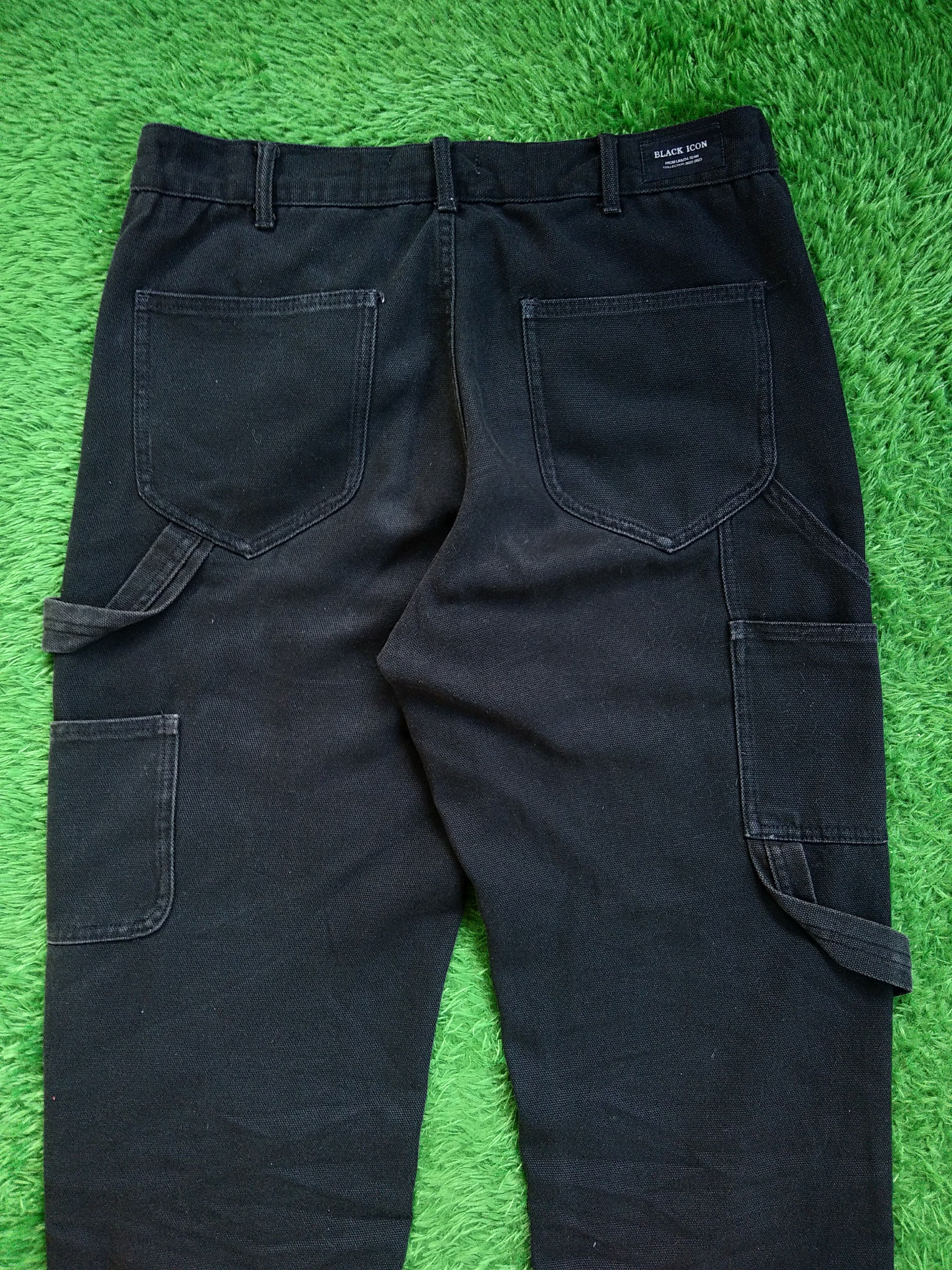 Black Icon Black Of Exit x Black Icon Carpenter Double Knee Zipper Leg Size US 34 / EU 50 - 4 Thumbnail