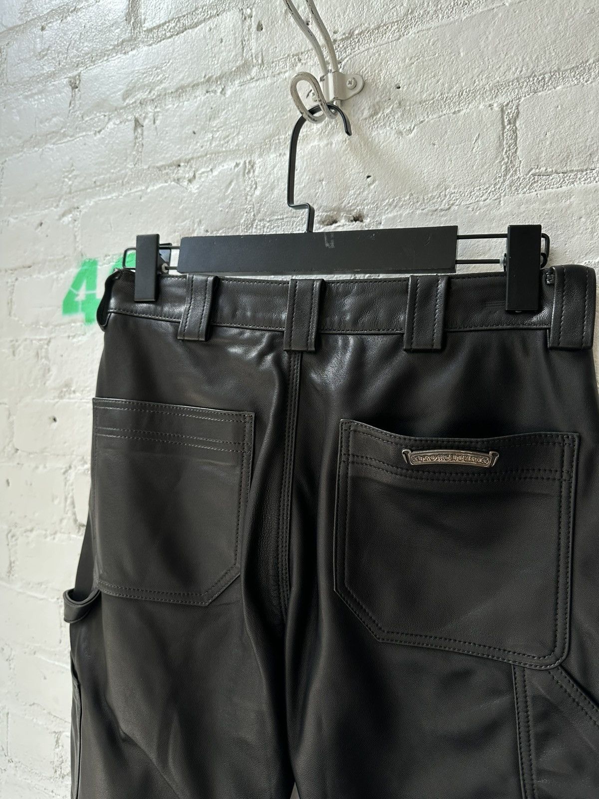 Chrome Hearts CHROME HEARTS LEATHER SHORTS Size 24" / US 00 / IT 34 - 3 Thumbnail