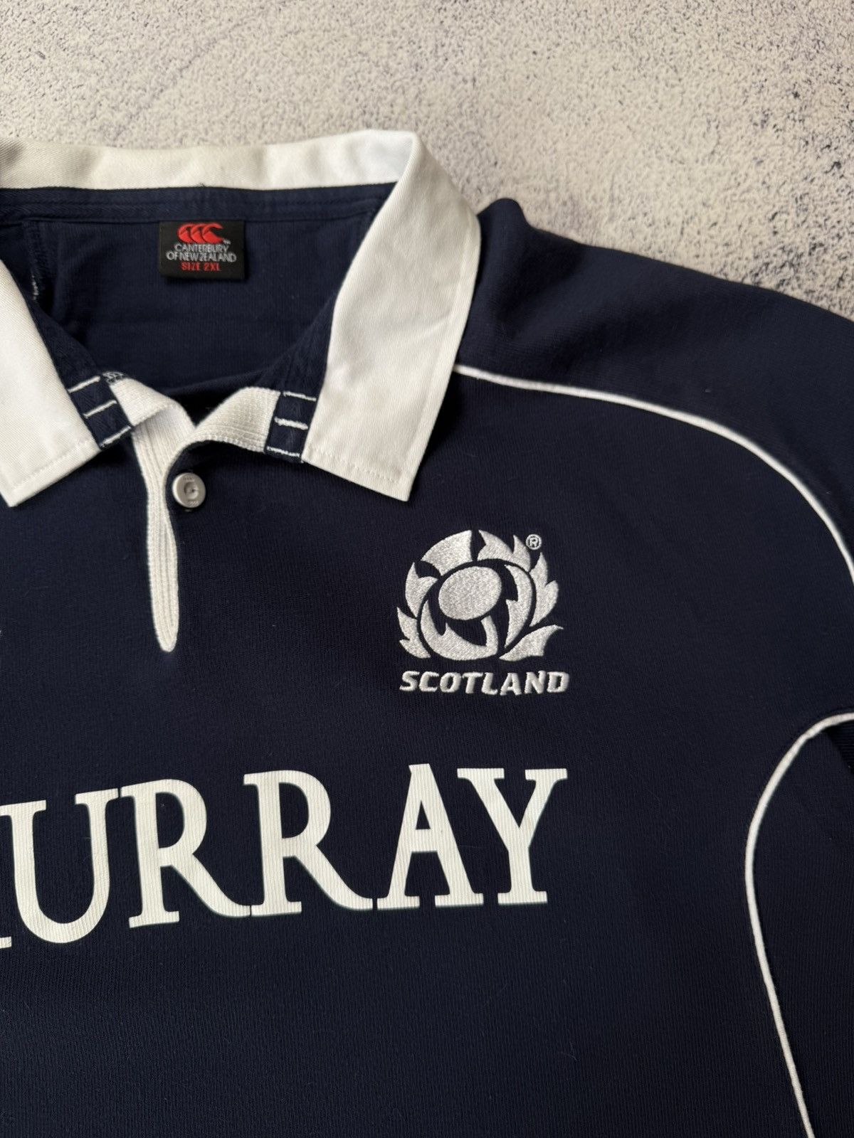 Rugby Ralph Lauren Scotland Rugby Shirt Men's Canterbury 2009 Home Jersey Size US XXL / EU 58 / 5 - 7 Thumbnail