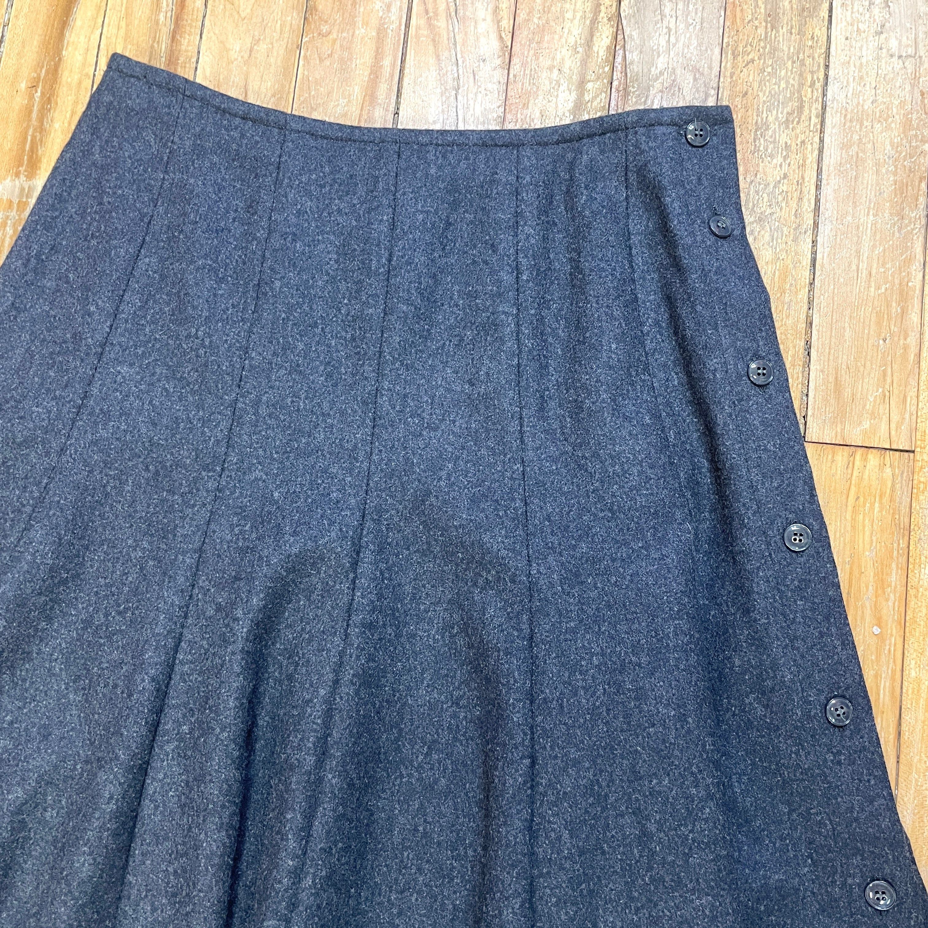 Kenzo Kenzo Paris Vintage Designer Wool Skirt Made in France Size 26" Size 26" / US 2 / IT 38 - 7 Thumbnail