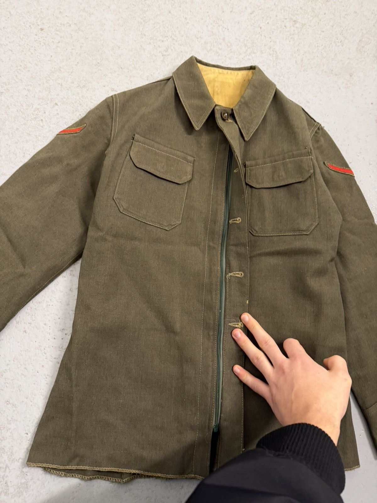 Vintage Vintage 50s US Army Tresor Zipper Jacket Size US M / EU 48-50 / 2 - 10 Thumbnail