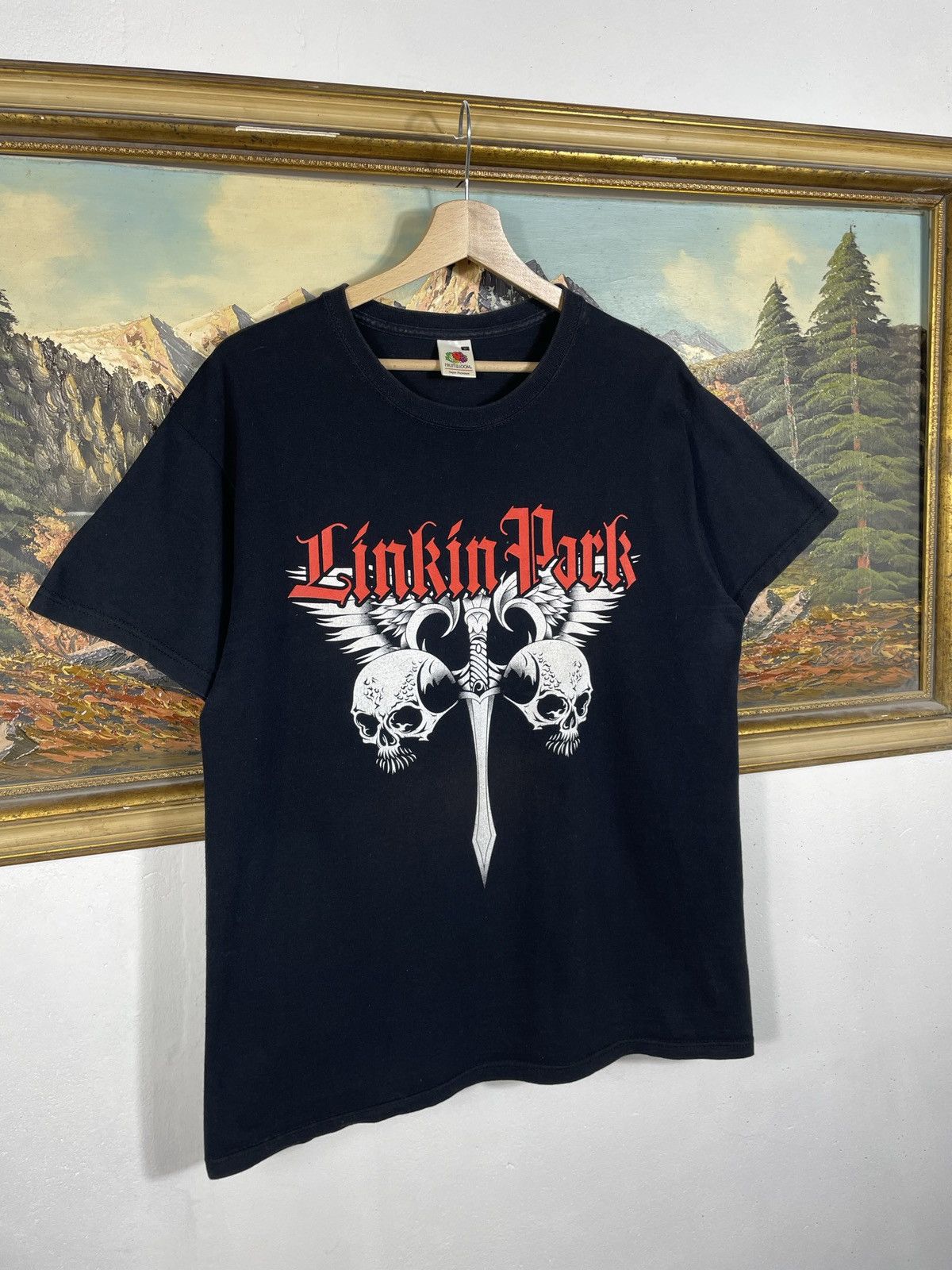 Band Tees Linkin Park Vintage Y2k Black Ter Merch Band Metal Rock Size US M / EU 48-50 / 2 - 3 Thumbnail