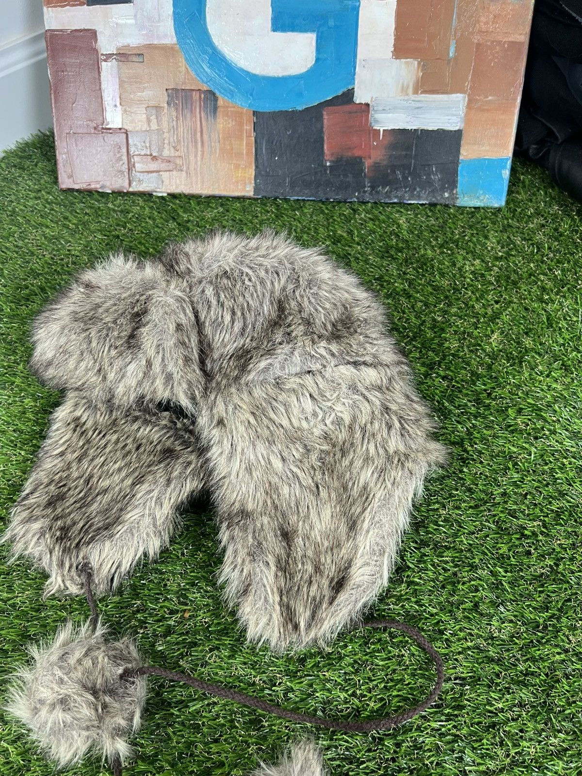 If Six Was Nine Vintage Japanese Winter Faux Fur Hat Ushanka Size ONE SIZE - 4 Thumbnail