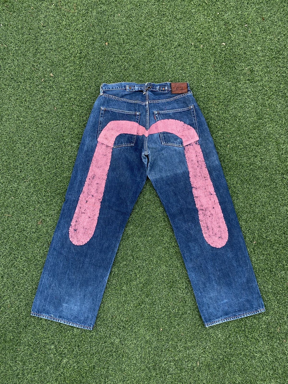 EVISU OSAKA Daicock Print Relax Fit Jeans