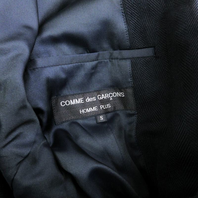 Comme des Garcons Homme Plus Jacket Tailored Double-breasted Tanaka Wool Plain Navy Size US S / EU 44-46 / 1 - 7 Thumbnail