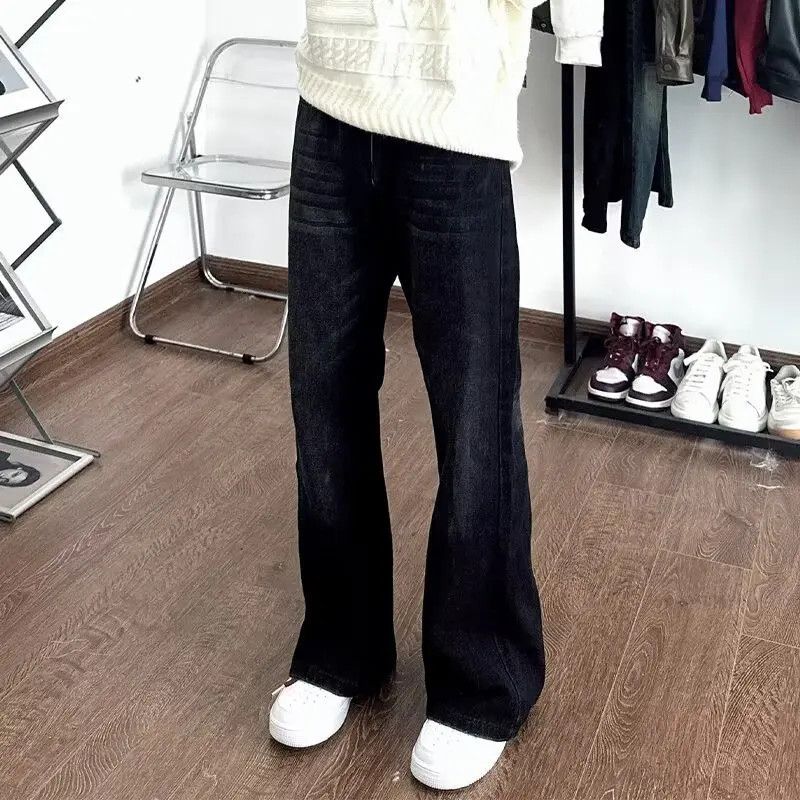 Japanese Brand × Jean Retro loose straight leg micro flared jeans Size US 32 / EU 48 - 1 Thumbnail