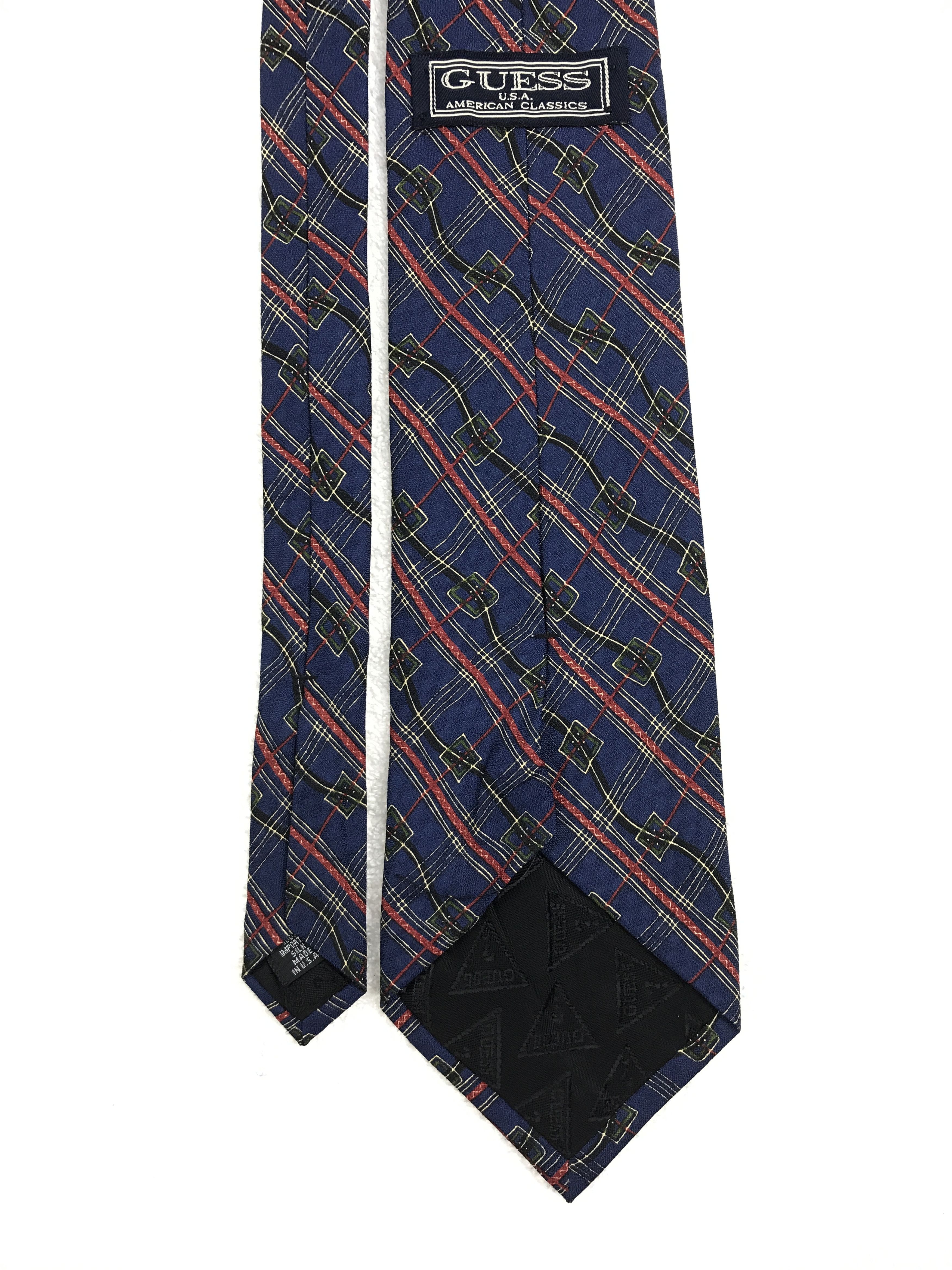 Guess × Vintage Vintage Guess Silk Necktie Size ONE SIZE - 4 Thumbnail