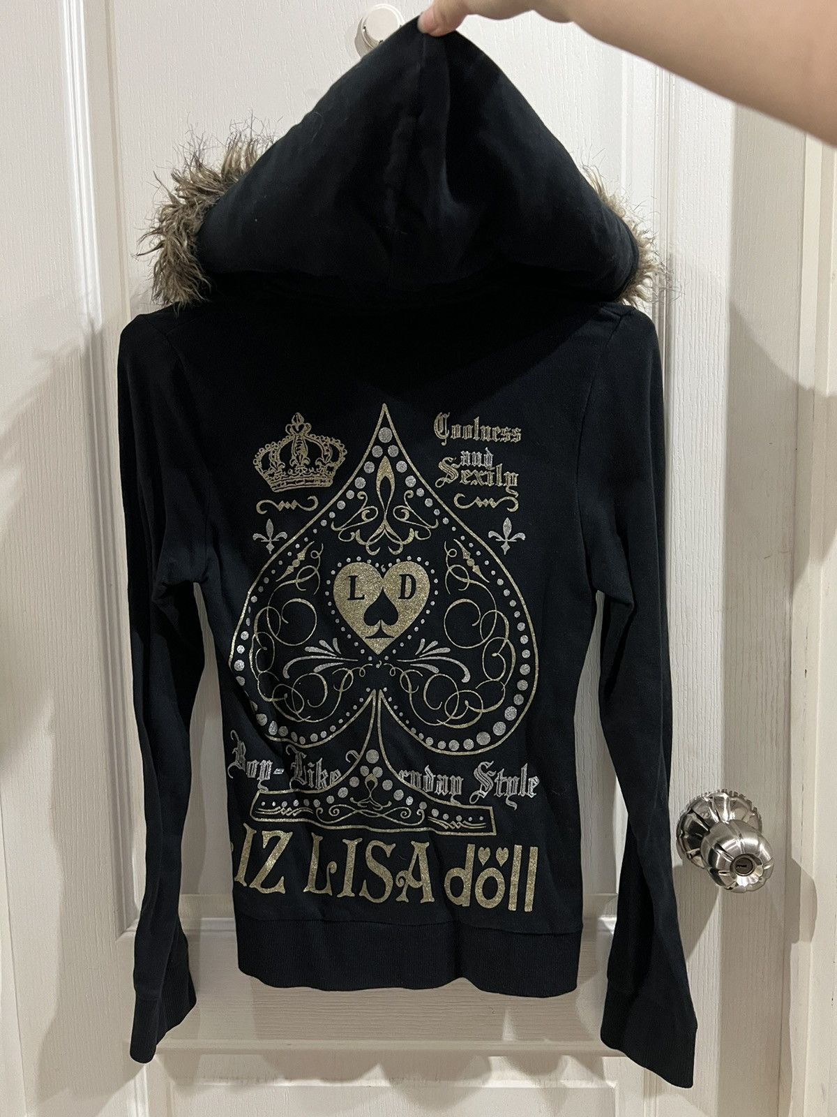 Japanese Brand 💗Liz Lisa doll fur hoodie zip up 🎀 Size XS / US 0-2 / IT 36-38 - 5 Thumbnail