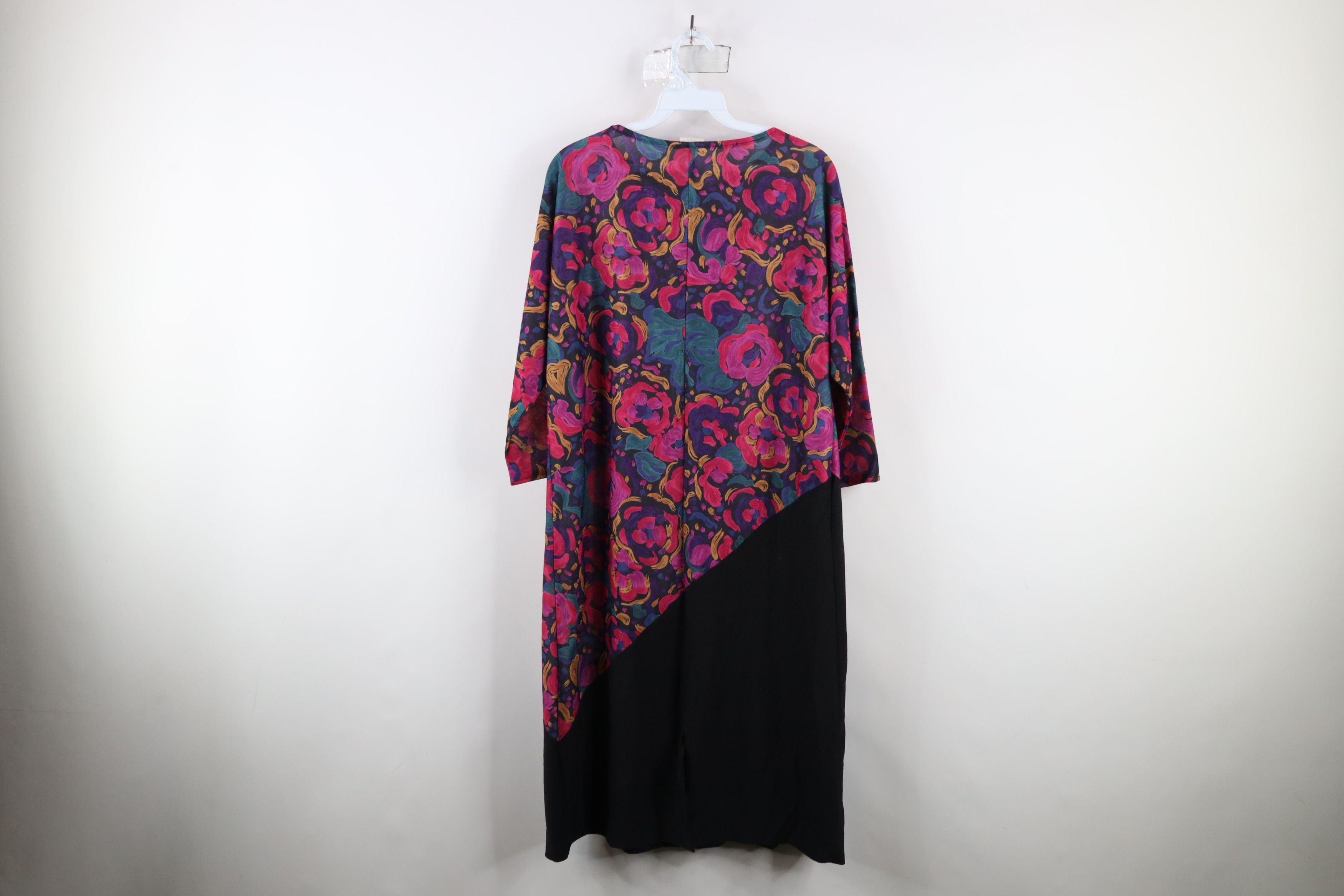 Vintage Vintage 90s Streetwear Floral Knit Long Sleeve Dress USA Size XL / US 12-14 / IT 48-50 - 12 Thumbnail
