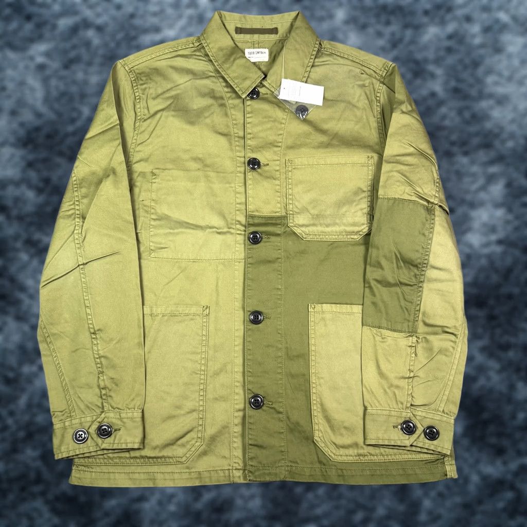 Todd Snyder VINTAGE Todd Snyder Patched French Chore Coat Mens M Green Military Shirt Jacket NEW Size US M / EU 48-50 / 2 - 1 Thumbnail