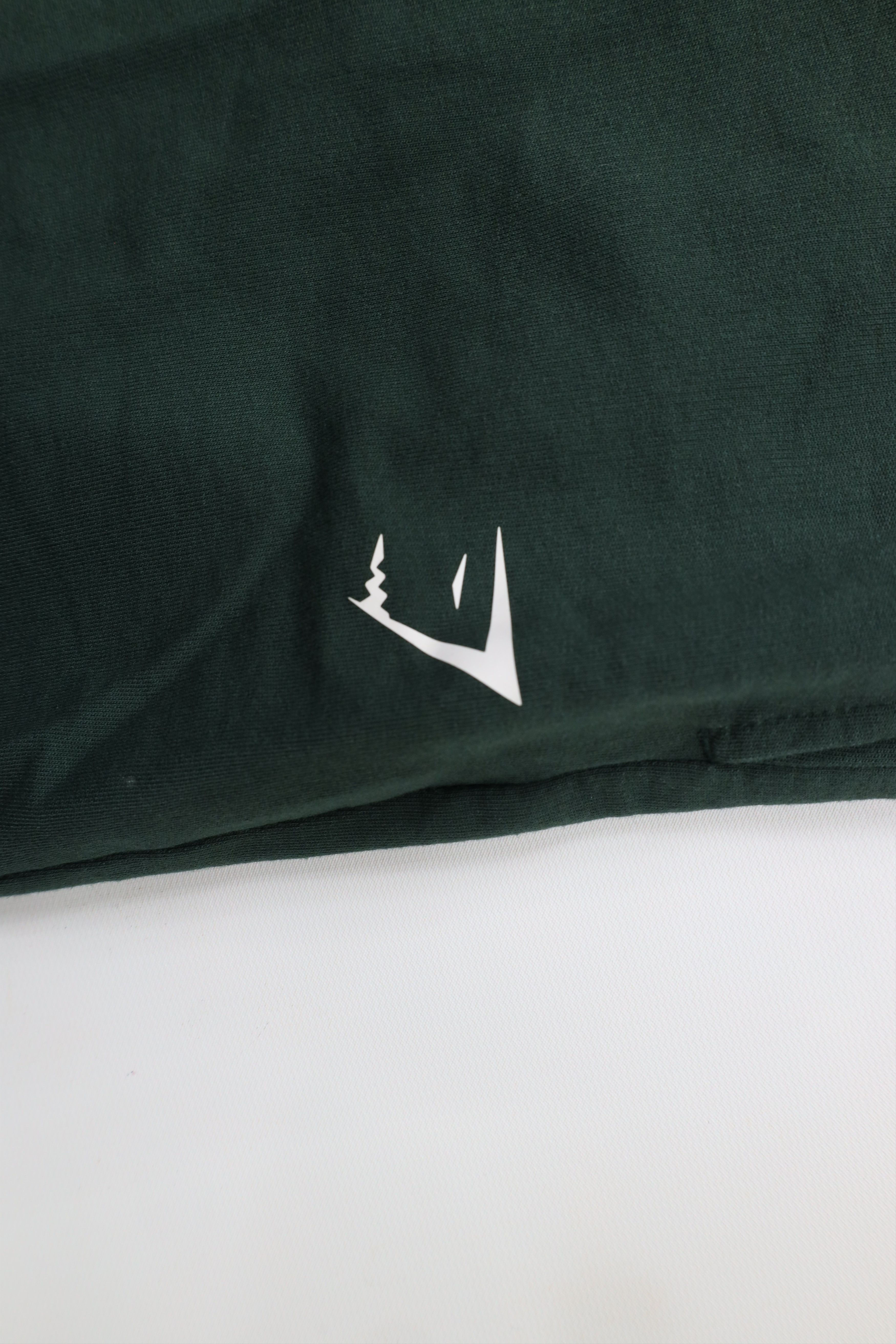 Gymshark × Vintage Gymshark Logo French Terry Cuffed Sweatpants Joggers Green Size 30 - 5 Thumbnail