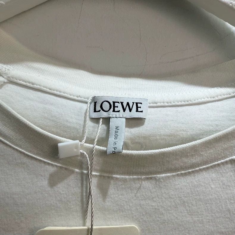 Loewe LOEWE Plain plain weave knit short sleeve Size M / US 6-8 / IT 42-44 - 3 Thumbnail