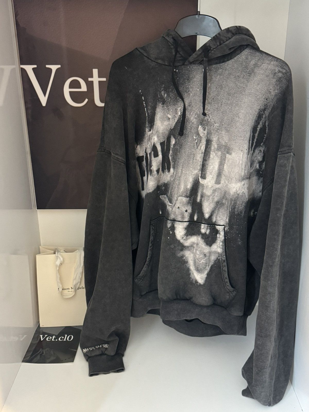 1017 ALYX 9SM ✅Alyx oversized fuck it grey hoodie Size US M / EU 48-50 / 2 - 1 Thumbnail