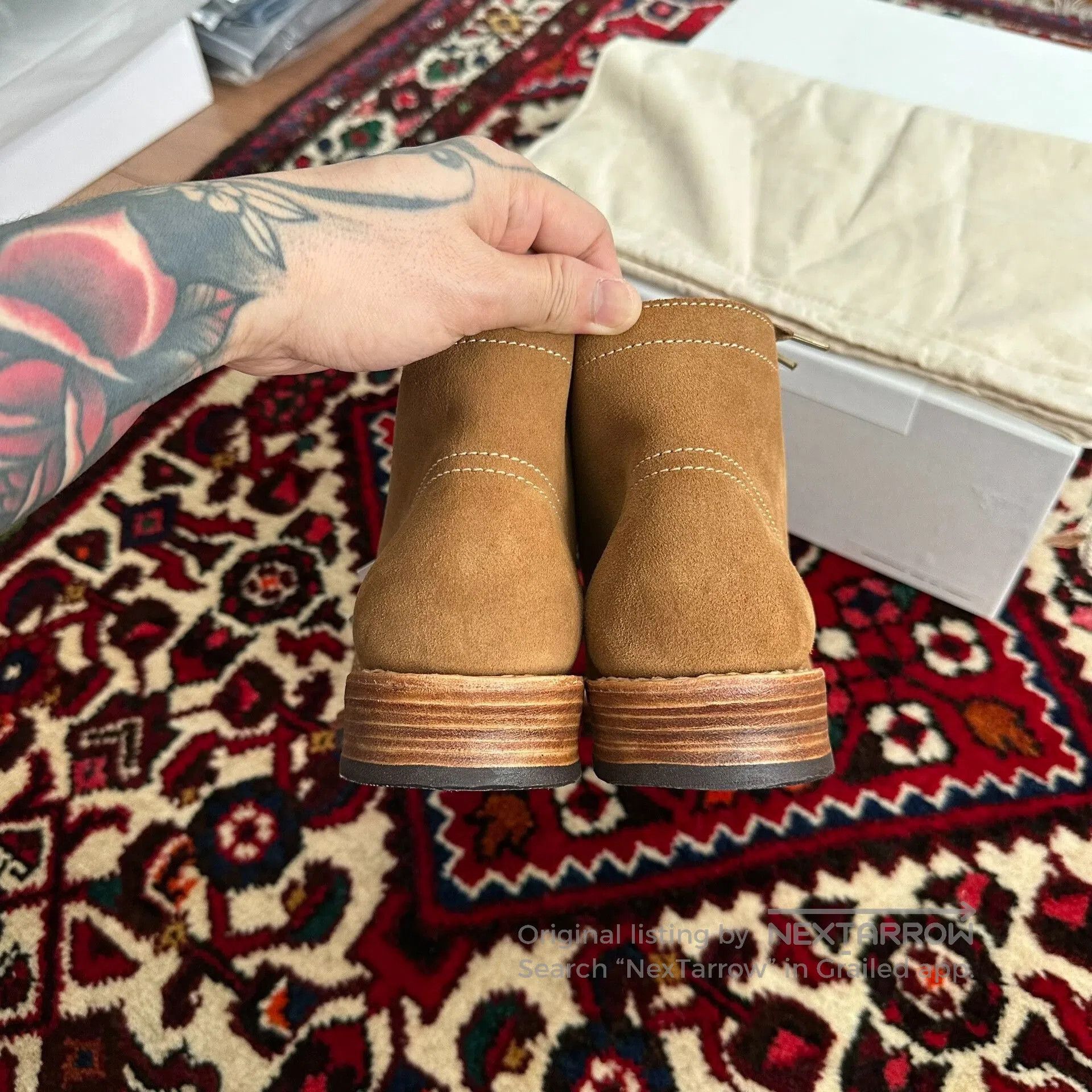 Visvim visvim Brigadier Boots in Beige. Size US 8.5 / EU 41-42 - 7 Thumbnail