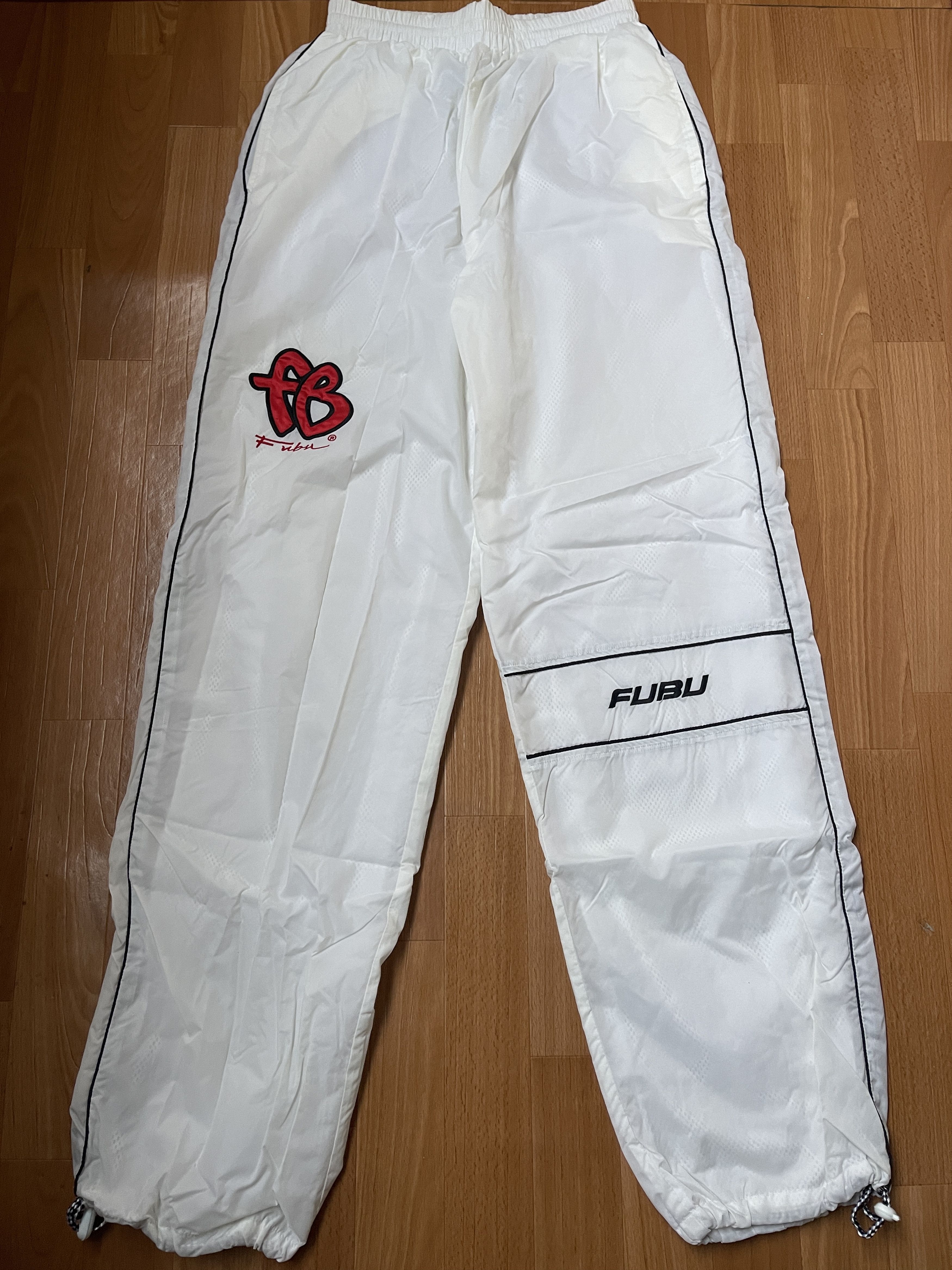 Fubu Fubu pants, nylon, vintage hip hop 90s hip hop skater Y2K S Size US 30 / EU 46 - 1 Thumbnail