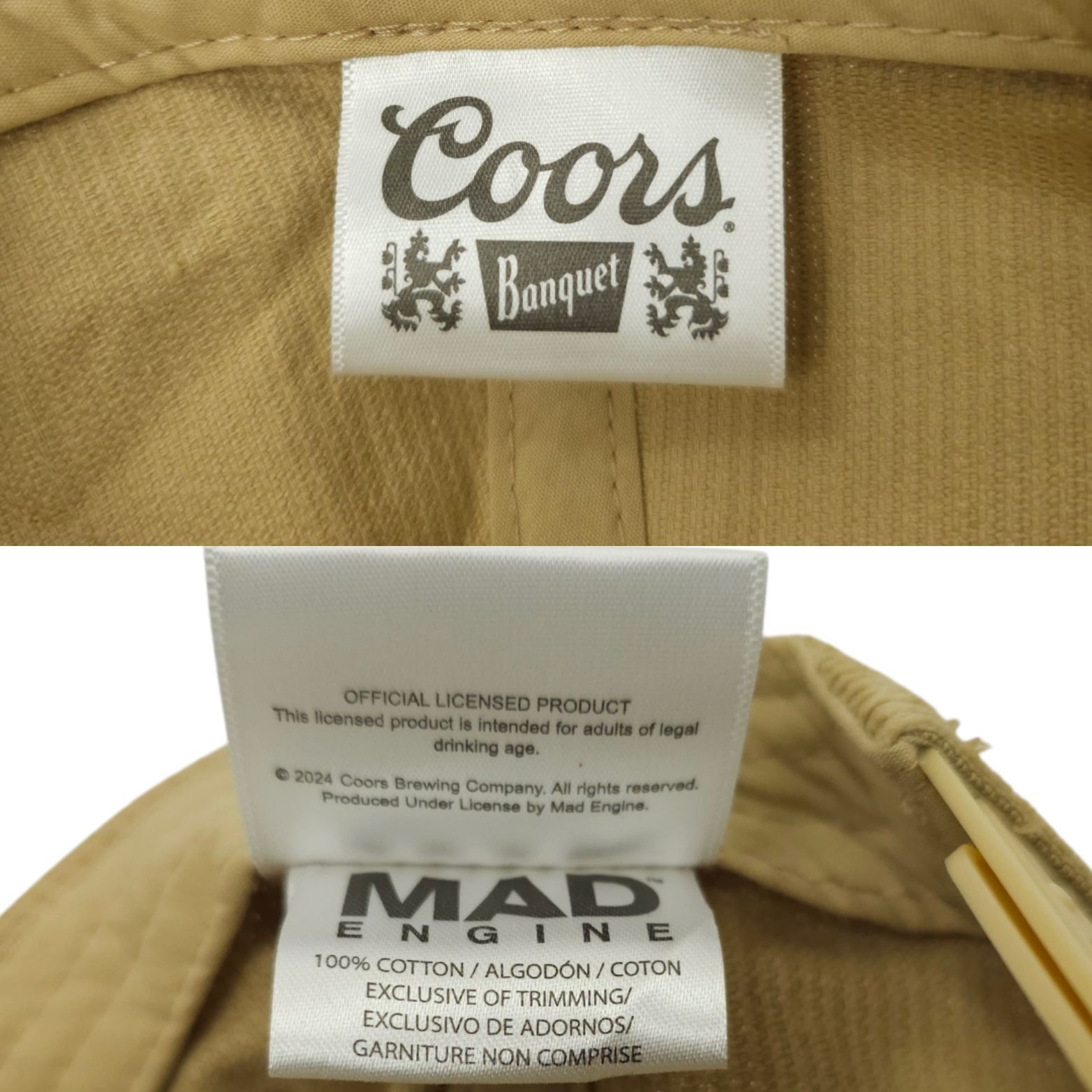 Mad Engine Coors Banquet Golden Colorado Corduroy Rope Snapback Cap Size ONE SIZE - 8 Thumbnail