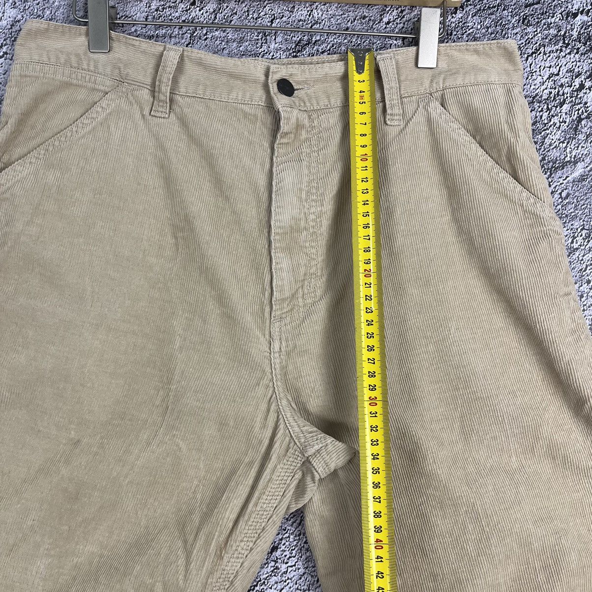 Carhartt × Carhartt Wip × Vintage 🦖VINTAGE🦖 Carhartt WIP Corduroy Beige Simple Pants Velvet Size US 33 - 17 Thumbnail