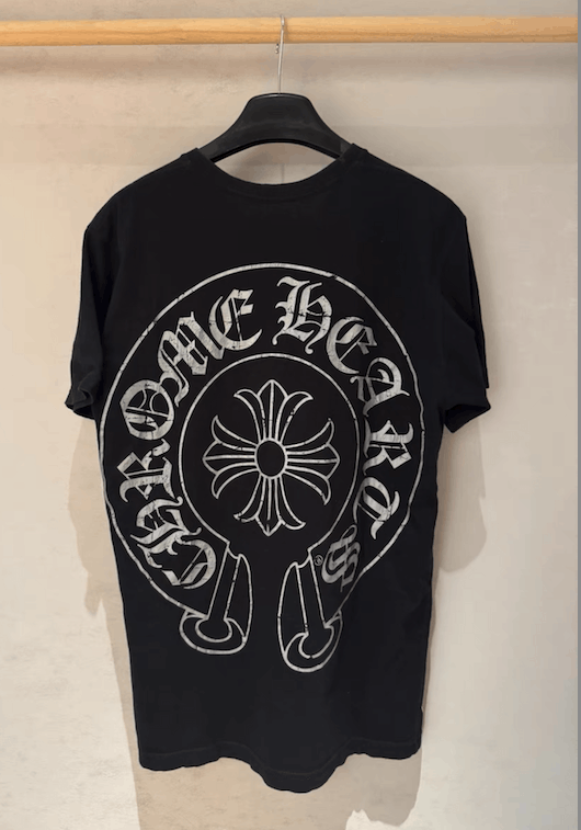Chrome Hearts Chrome Hearts Classic Black Horseshoe Print T-Shirt Size US M / EU 48-50 / 2 - 1 Thumbnail