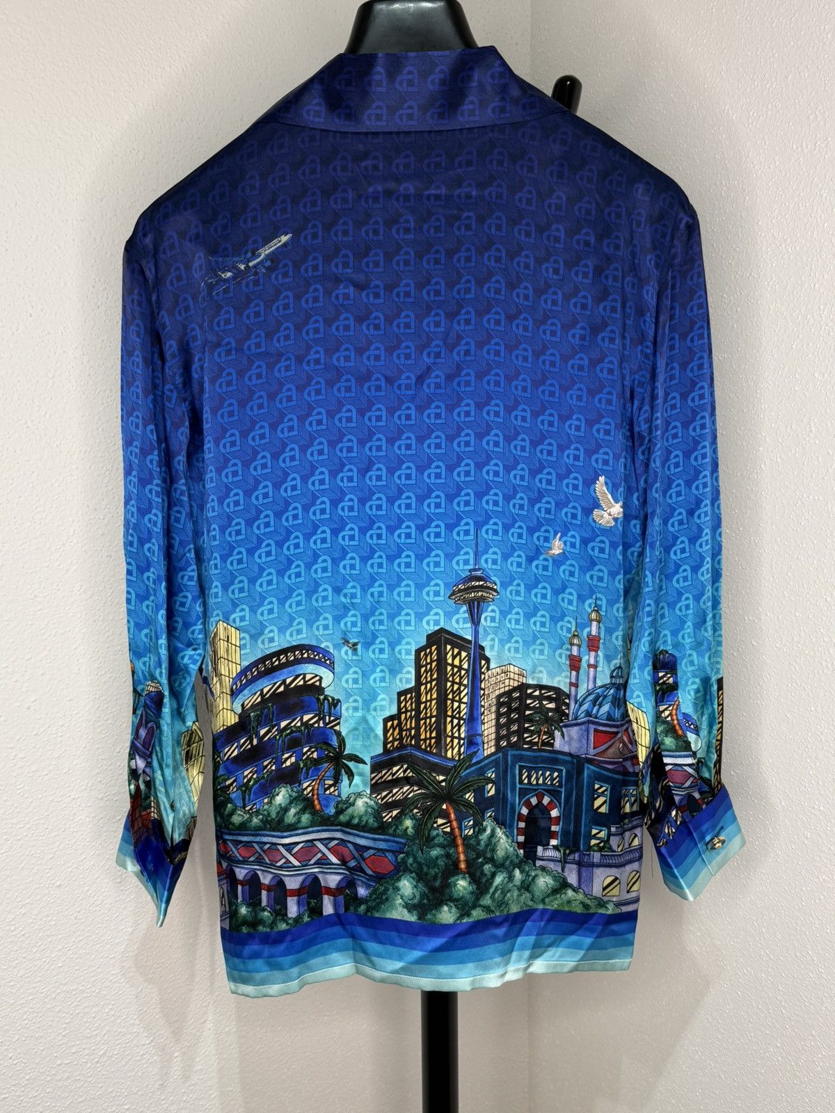 Casablanca Casablanca The Night View Silk Shirt Size US S / EU 44-46 / 1 - 5 Thumbnail
