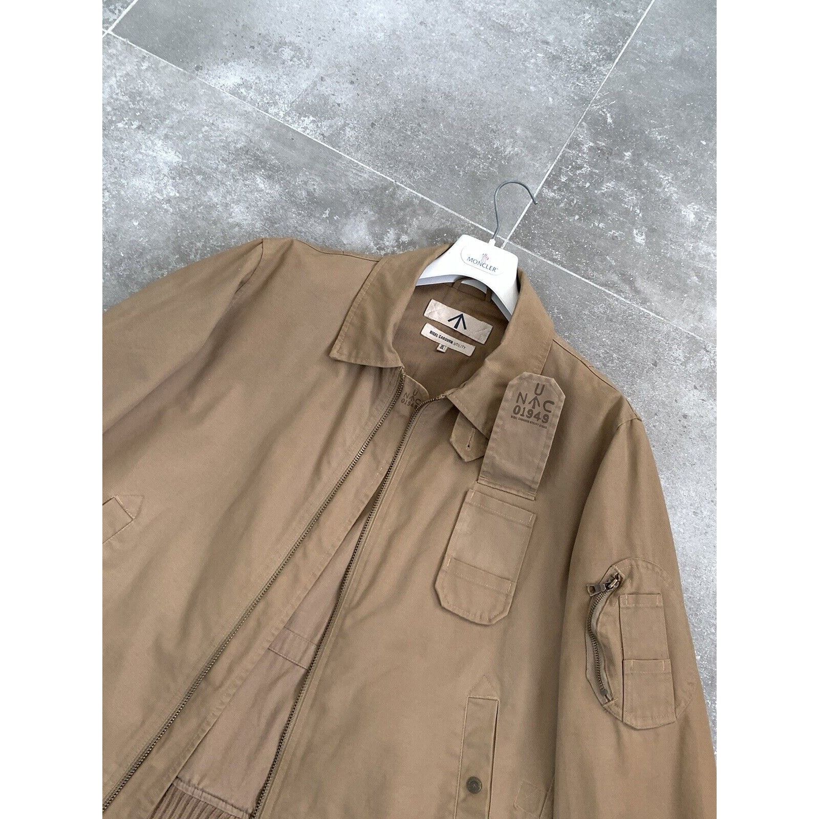 Nigel Cabourn Men's NIGEL CABOURN Utility Bomber Coat Jacket Size XL EU 54 Size US XL / EU 56 / 4 - 7 Thumbnail