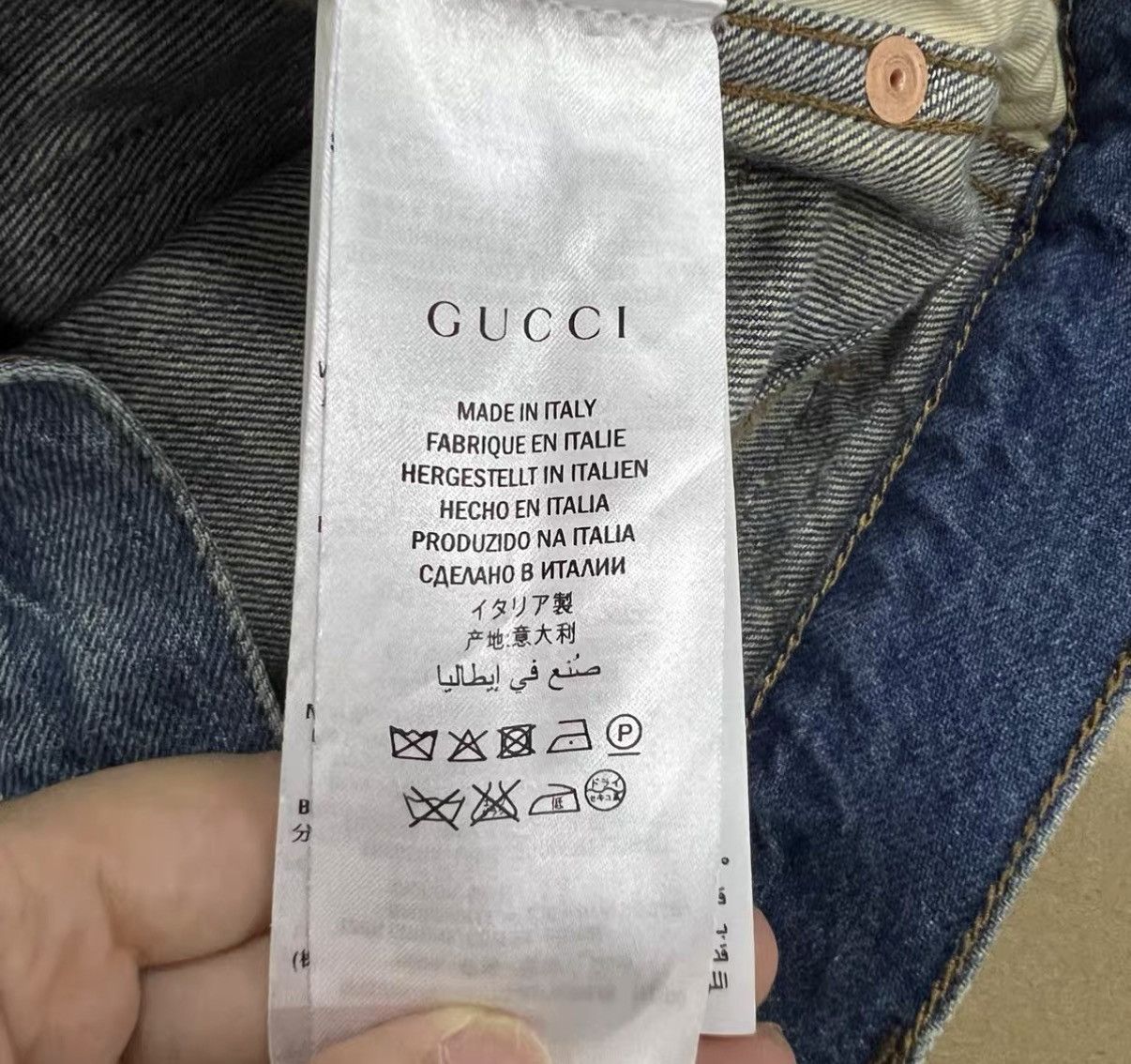 Gucci Gucci Snake & Floral Embroidered Jeans J41 Size 26" / US 2 / IT 38 - 4 Thumbnail