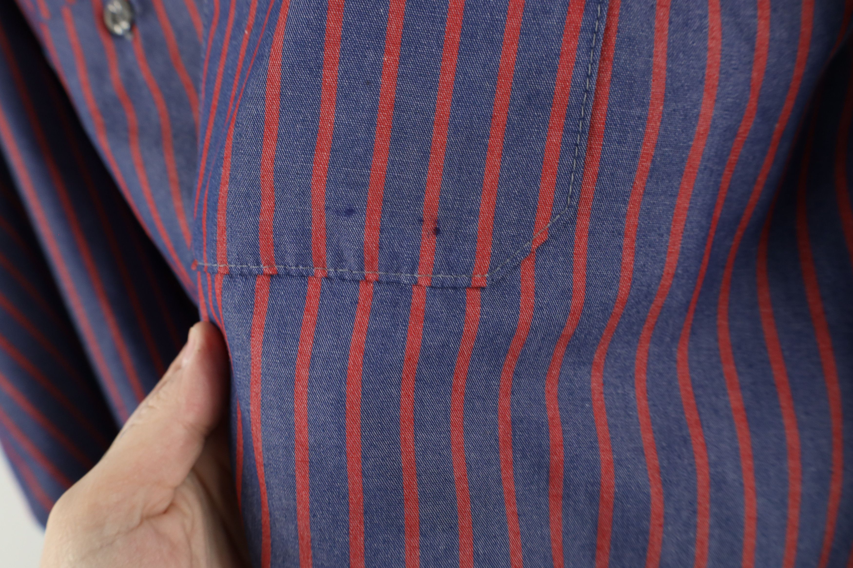 Vintage Vintage 90s Streetwear Workwear Mechanic Button Shirt Size US L / EU 52-54 / 3 - 6 Thumbnail