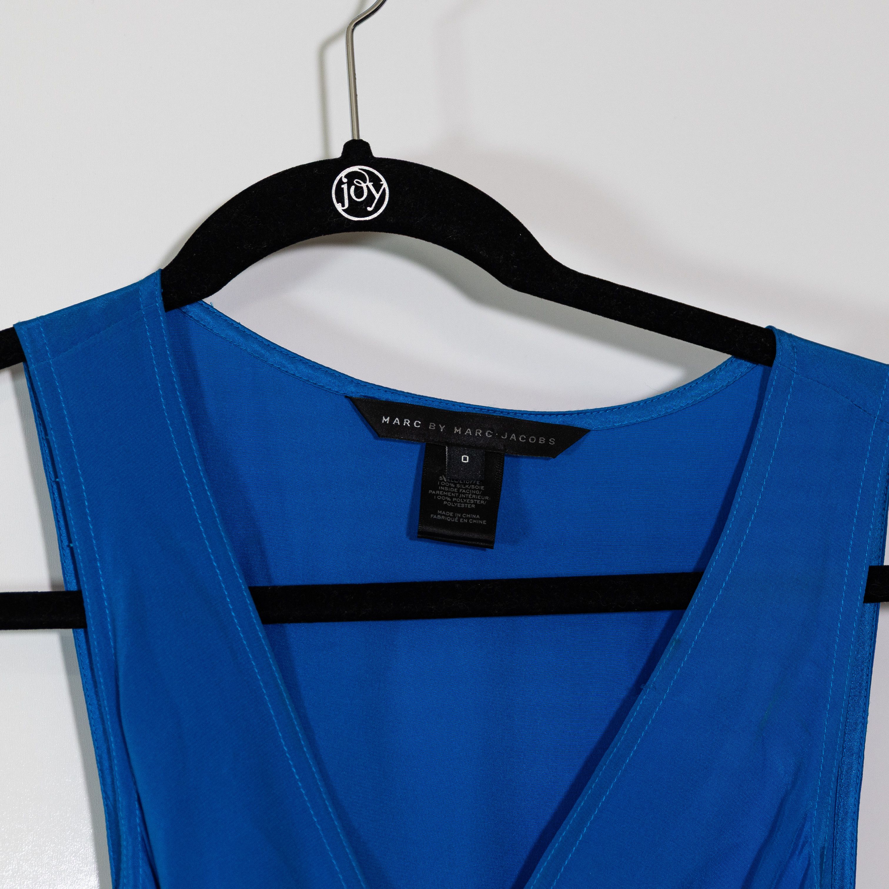 Marc Jacobs Marc By Marc Jacobs Silk Chiffon V Neck Size XS / US 0-2 / IT 36-38 - 2 Thumbnail