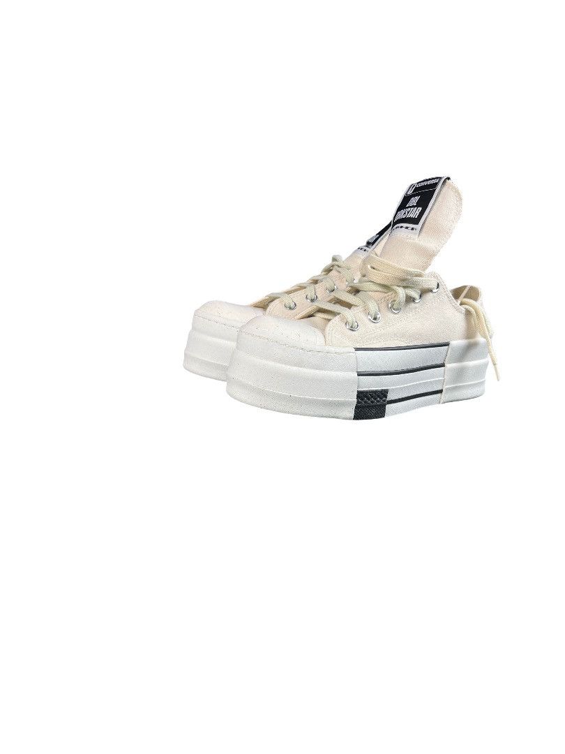Rick Owens Rick Owens DRKSHDW DBL DRKSTAR Low Off White – Size 6.5 New Size US 6.5 / EU 39-40 - 7 Thumbnail