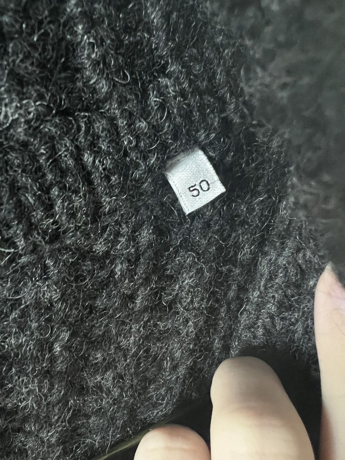 Our Legacy Our Legacy BIG PIQUET "WOLF GREY CHUNKY WOOL Size US M / EU 48-50 / 2 - 3 Thumbnail