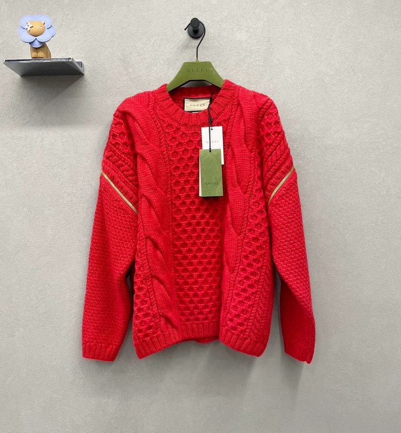 Gucci Gucci Red stitching detachable dual-use sweater 2502-Nextar Size US XS / EU 42 / 0 - 1 Thumbnail