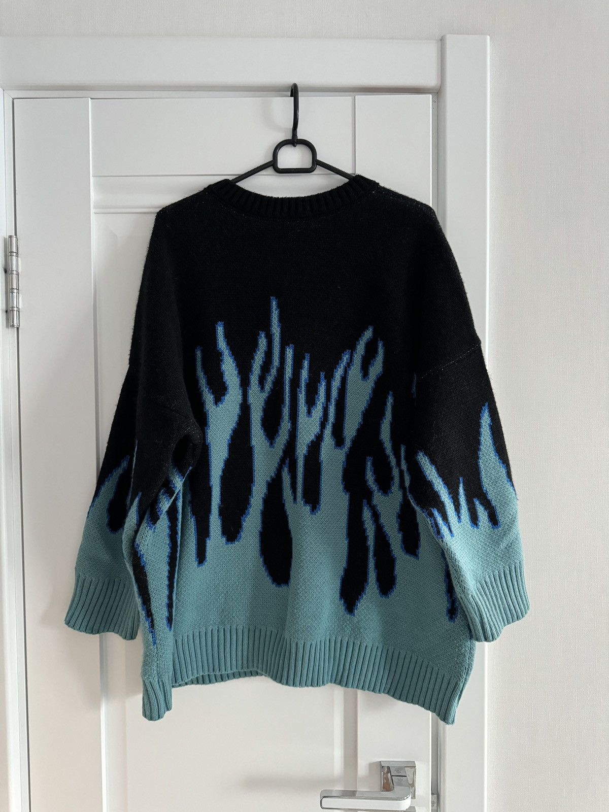 Japanese Brand Blue Flame Sweater Knitwear Size US M / EU 48-50 / 2 - 5 Thumbnail
