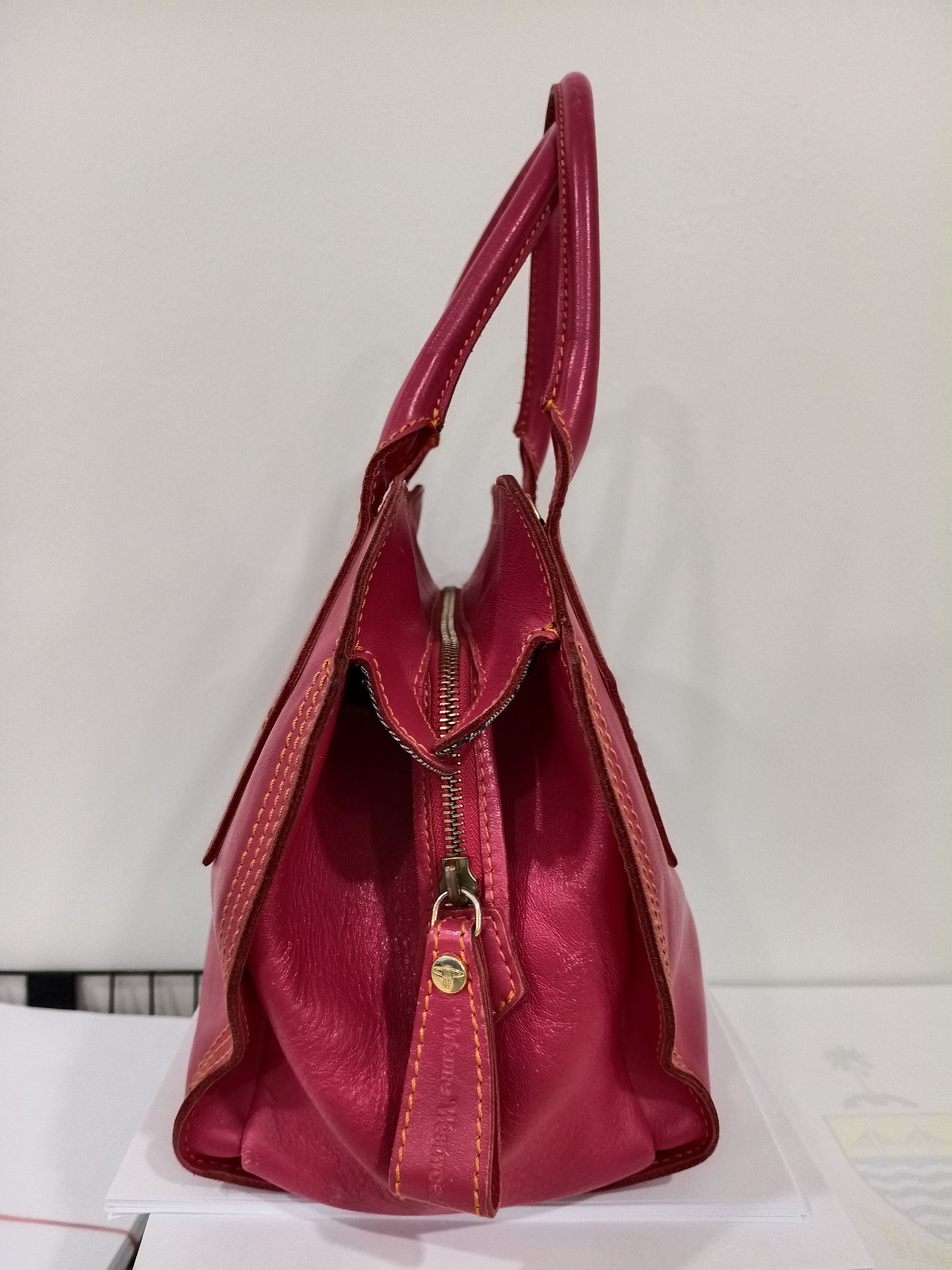 Vivienne Westwood Vivienne Westwood Leather Bag Pink colour Size ONE SIZE - 12 Thumbnail